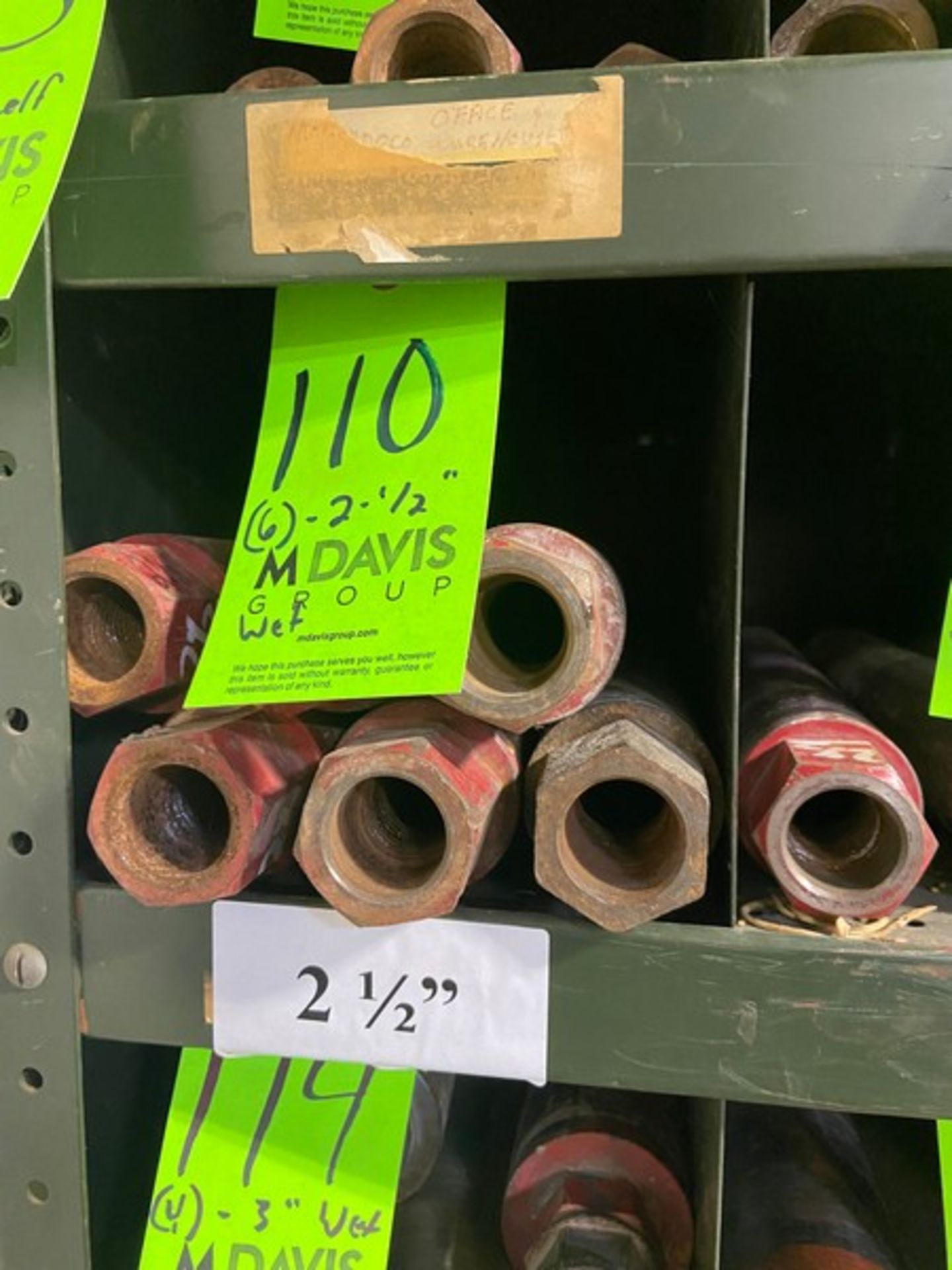 (6) 2-1/2” Wet Core Drill Bits (LOCATED IN MONROEVILLE, PA)