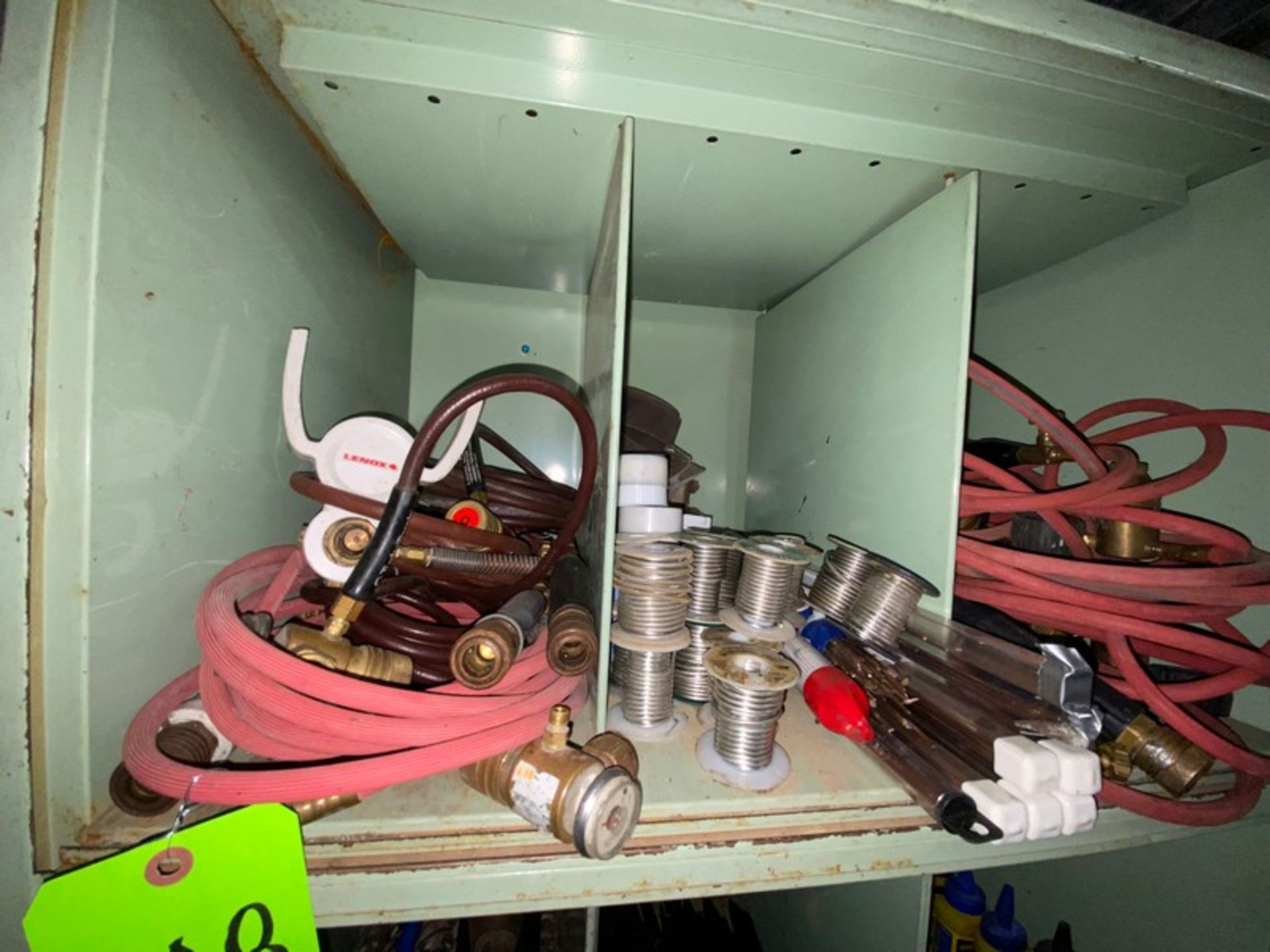 Contents of (3) Cubby Holes, Includes Sprolls of Wire & Assorted Hose (LOCATED IN MONROEVILLE, PA) - Image 2 of 4