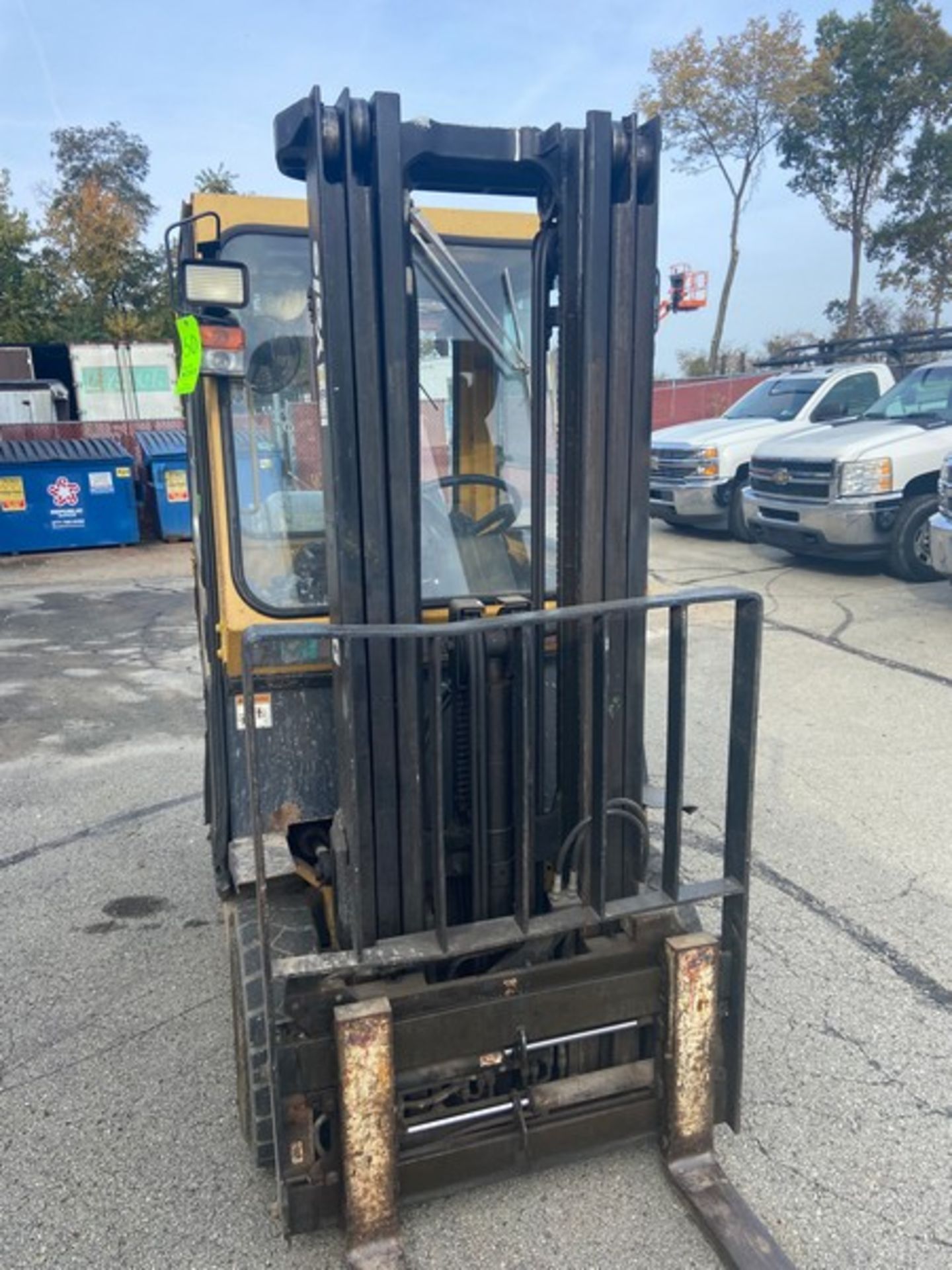 Yale 4,000 lb. Sit-Down Enclosed Forklift, M/N GLP040AFNUAE084LPS, S/N N538065, Propane Fuel, 3, - Image 8 of 14