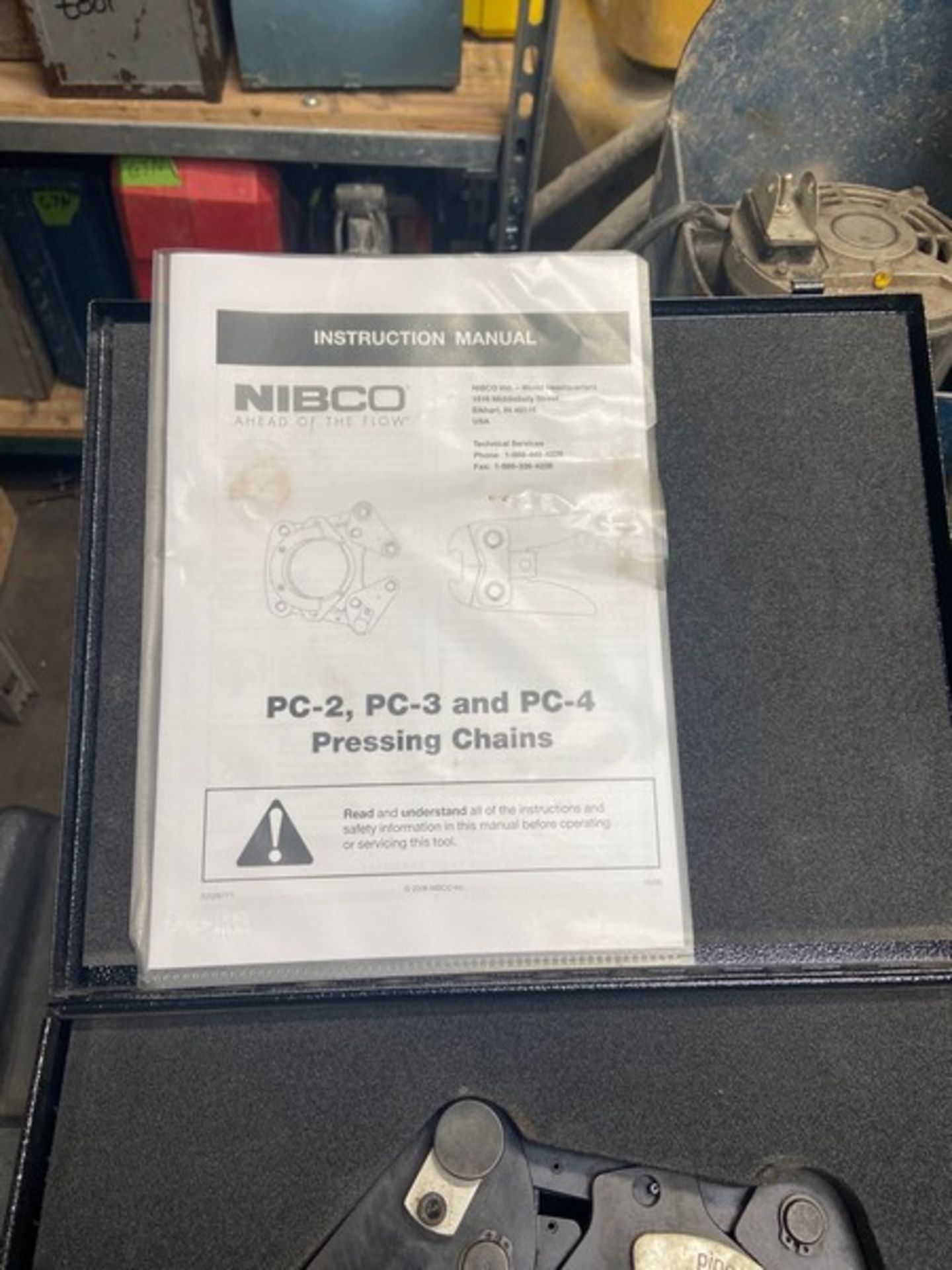 NIBCO 3” Pressing Chain, M/N PC-4, with Hard Case (LOCATED IN MONROEVILLE, PA) - Bild 3 aus 4