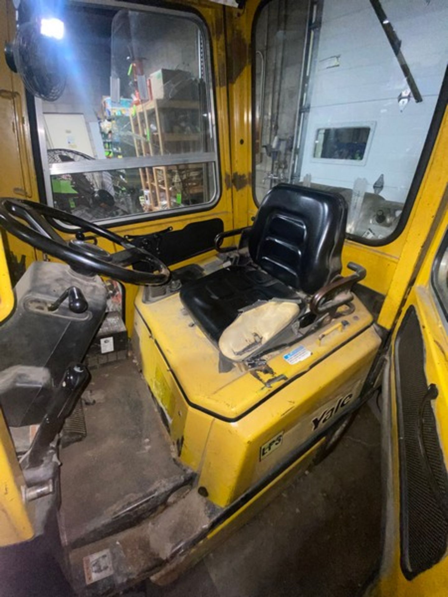 Yale 4,000 lb. Sit-Down Enclosed Forklift, M/N GLP040AFNUAE084LPS, S/N N538065, Propane Fuel, 3, - Image 13 of 14