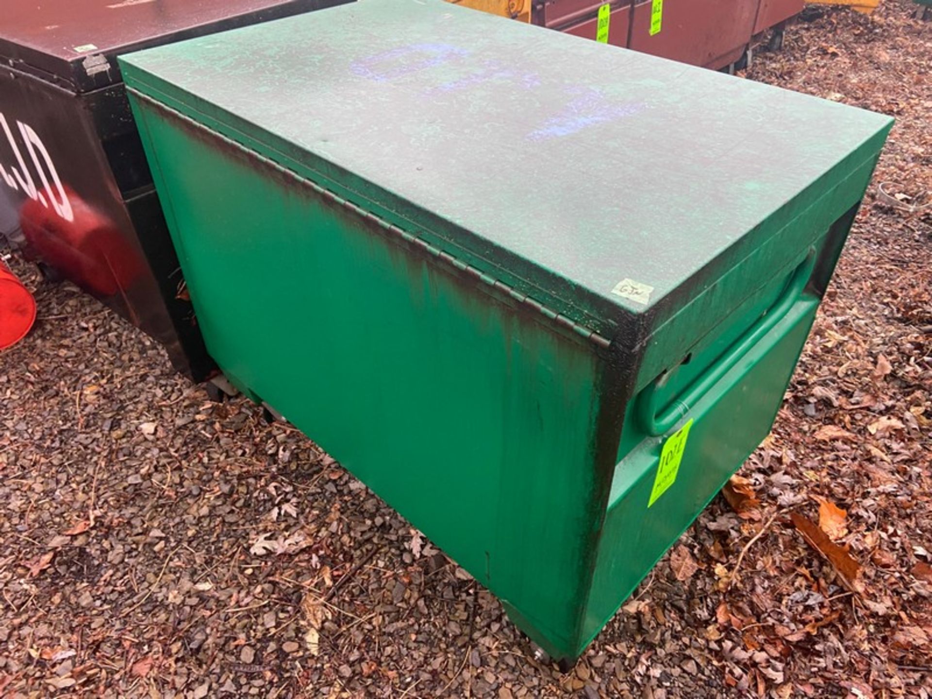 Greenlee Gang Box, with Hinge Lid, Overall Dims.: Aprox. 50” L x 32” W x 34” H (LOCATED IN - Bild 5 aus 5