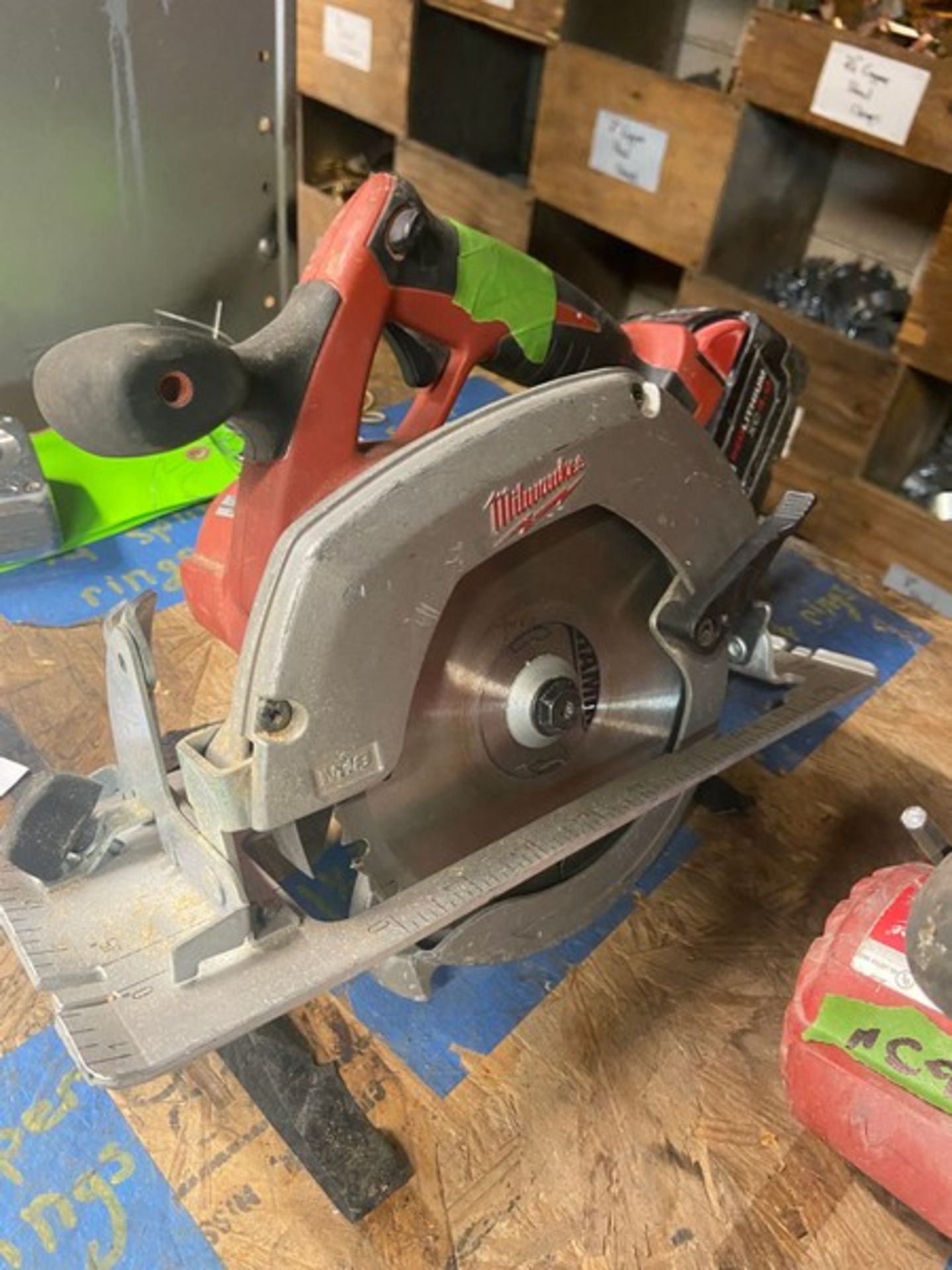 Milwaukee 6-1/2” Circular Saw, with M18 RedLithium XC 4.0 Battery (LOCATED IN MONROEVILLE, PA) - Image 5 of 6