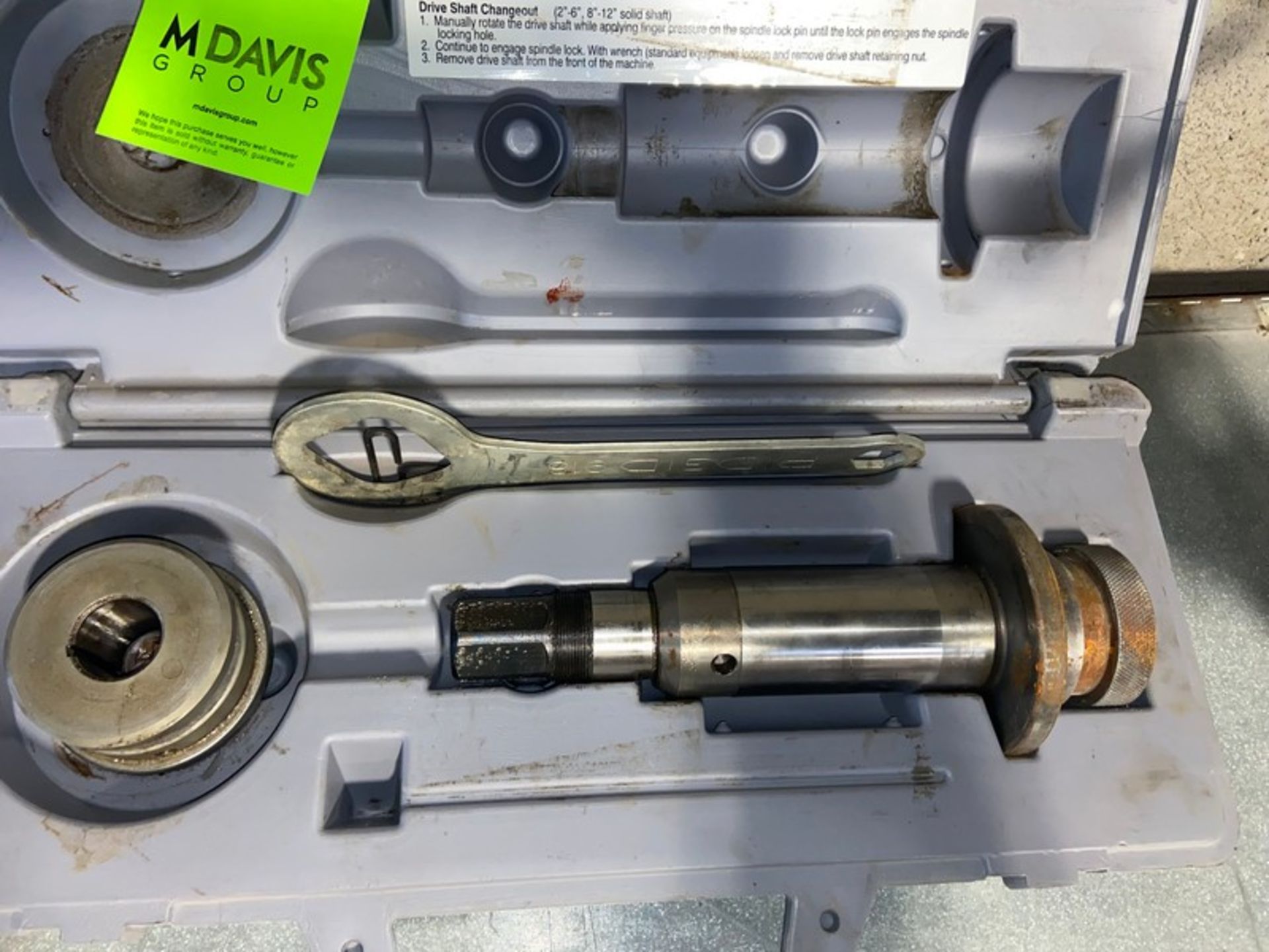 Rigid Groove Roll & Drive Shaft, with Hard Case (LOCATED IN MONROEVILLE, PA) - Image 2 of 2