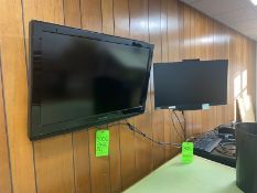 Dynex TV Monitor, with ThinkCenter Computer Monitor with Keyboard (LOCATED IN MONROEVILLE, PA) (