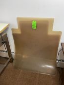 (2) Computer Chair Matts (LOCATED IN MONROEVILLE, PA)