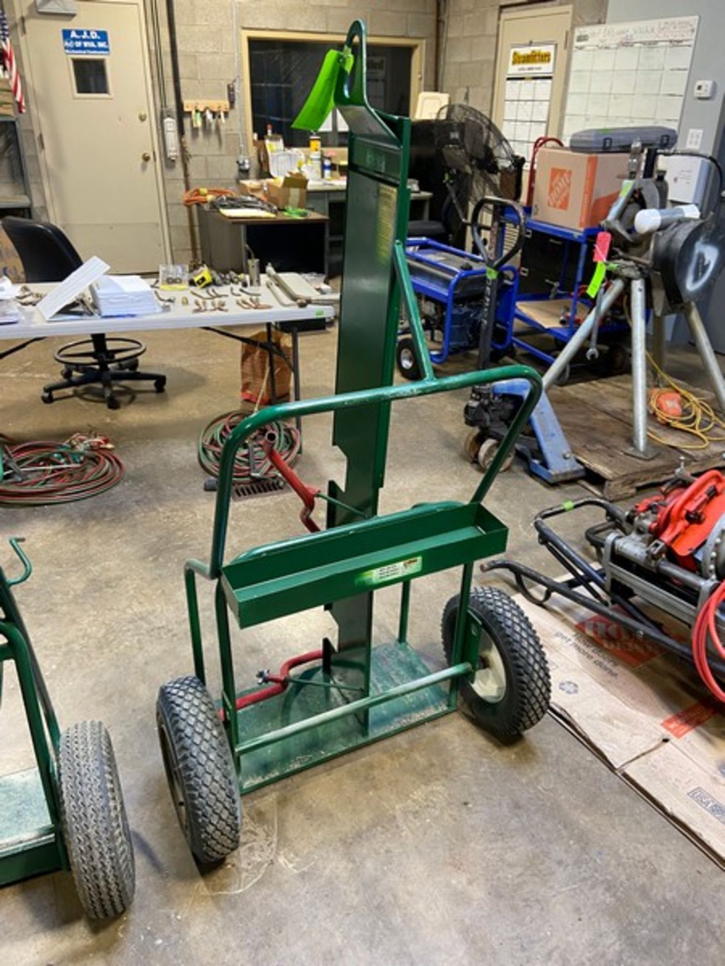 Dual Cyinder Cart, Mounted on (2) Rubber Tires (LOCATED IN MONROEVILLE, PA)(RIGGING, LOADING, & SITE - Bild 3 aus 3