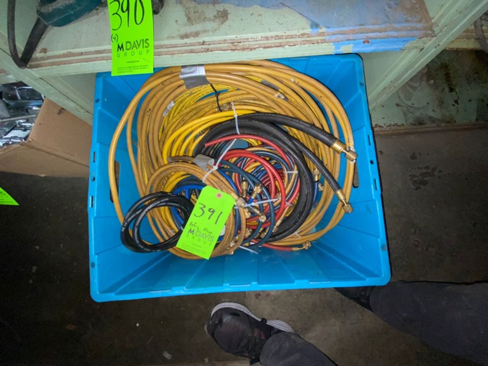 Assortment of Refrigeration Tubing, with Plastic Bin (LOCATED IN MONROEVILLE, PA)