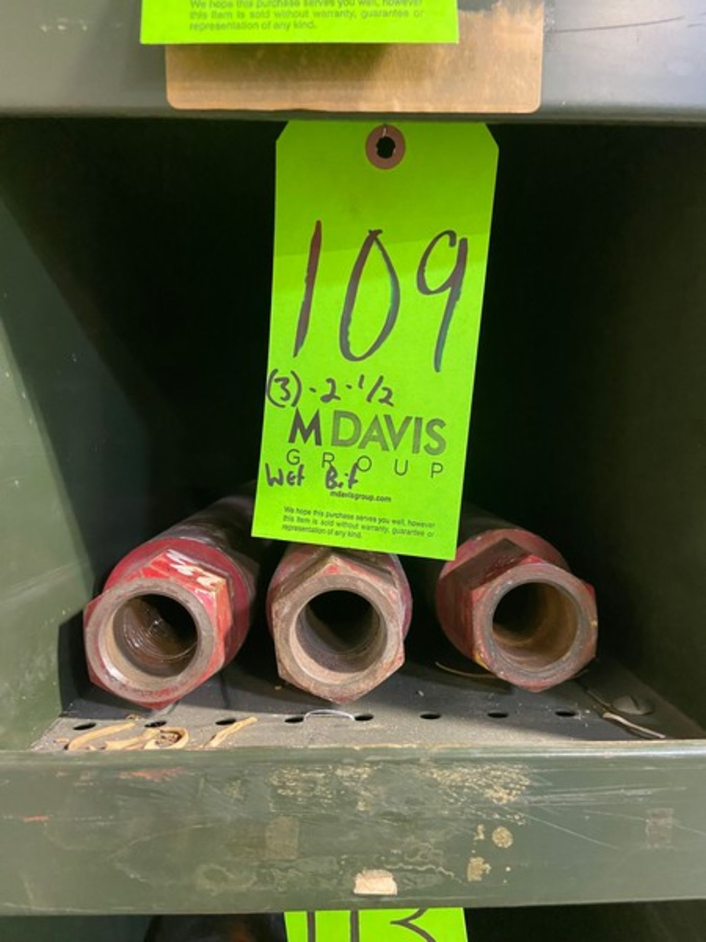 (3) 2-1/2” Wet Core Drill Bits (LOCATED IN MONROEVILLE, PA)