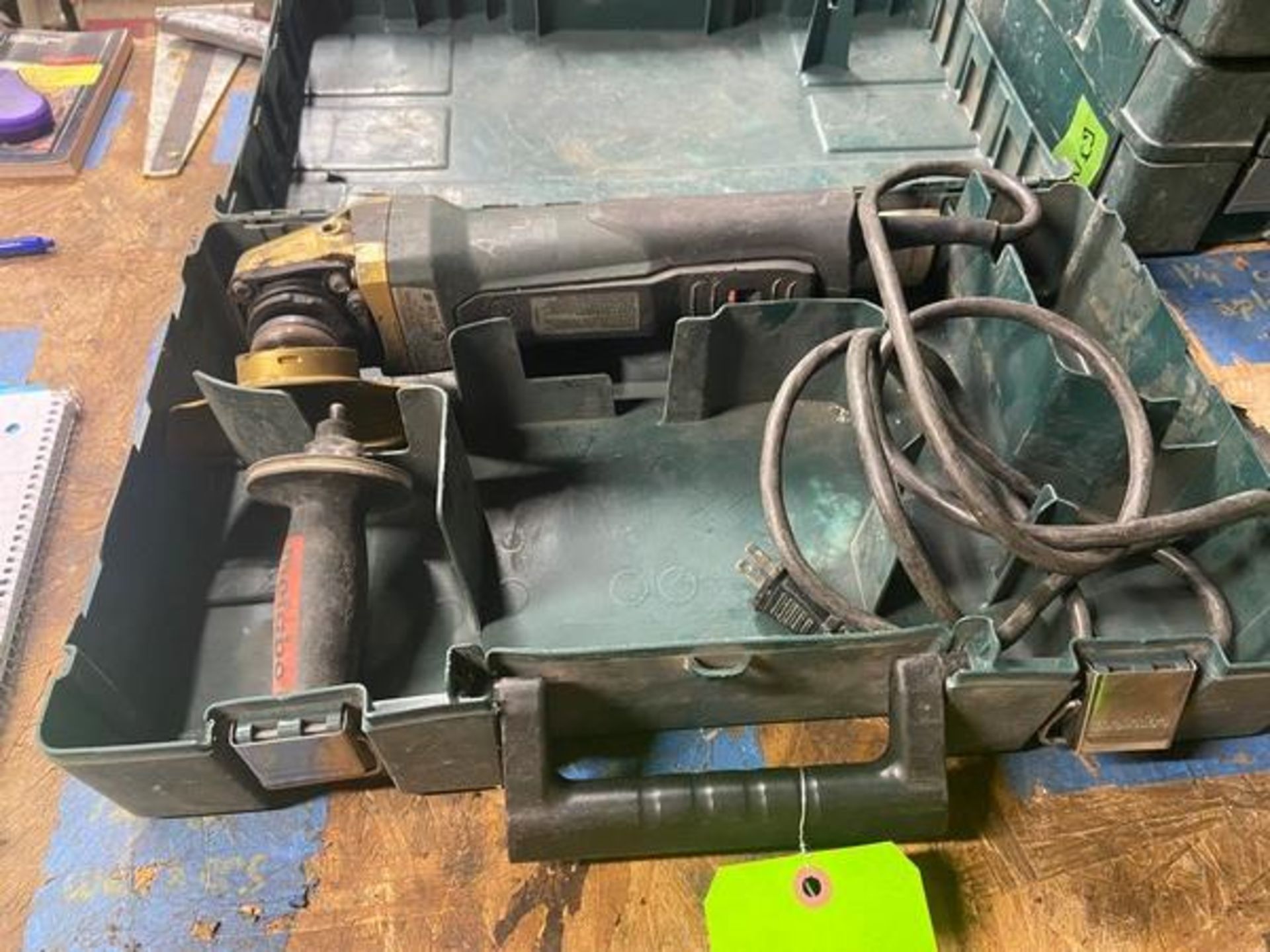 Metabo 6" Grinder, with Power Cord & Handle, with Hard Case (LOCATED IN MONROEVILLE, PA)