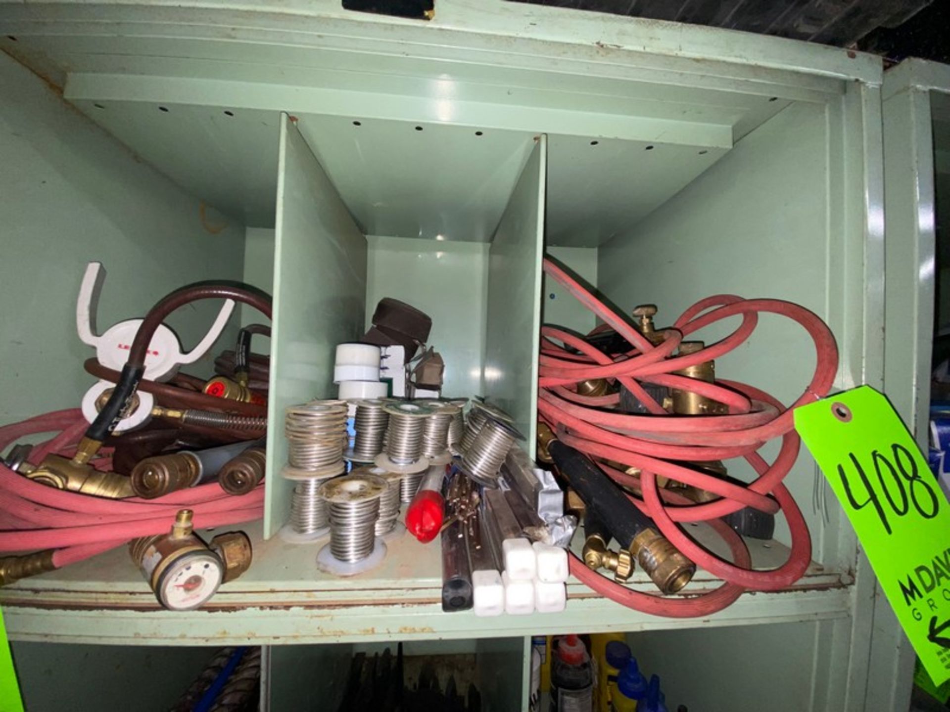 Contents of (3) Cubby Holes, Includes Sprolls of Wire & Assorted Hose (LOCATED IN MONROEVILLE, PA) - Image 3 of 4