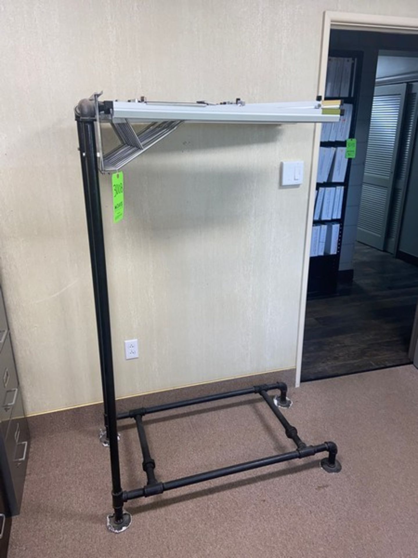 Engineer Drawing Rack, Mounted on Portable Frame (LOCATED IN MONROEVILLE, PA)