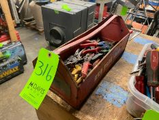 Assortment of Snips, Includes Toolbox (LOCATED IN MONROEVILLE, PA)