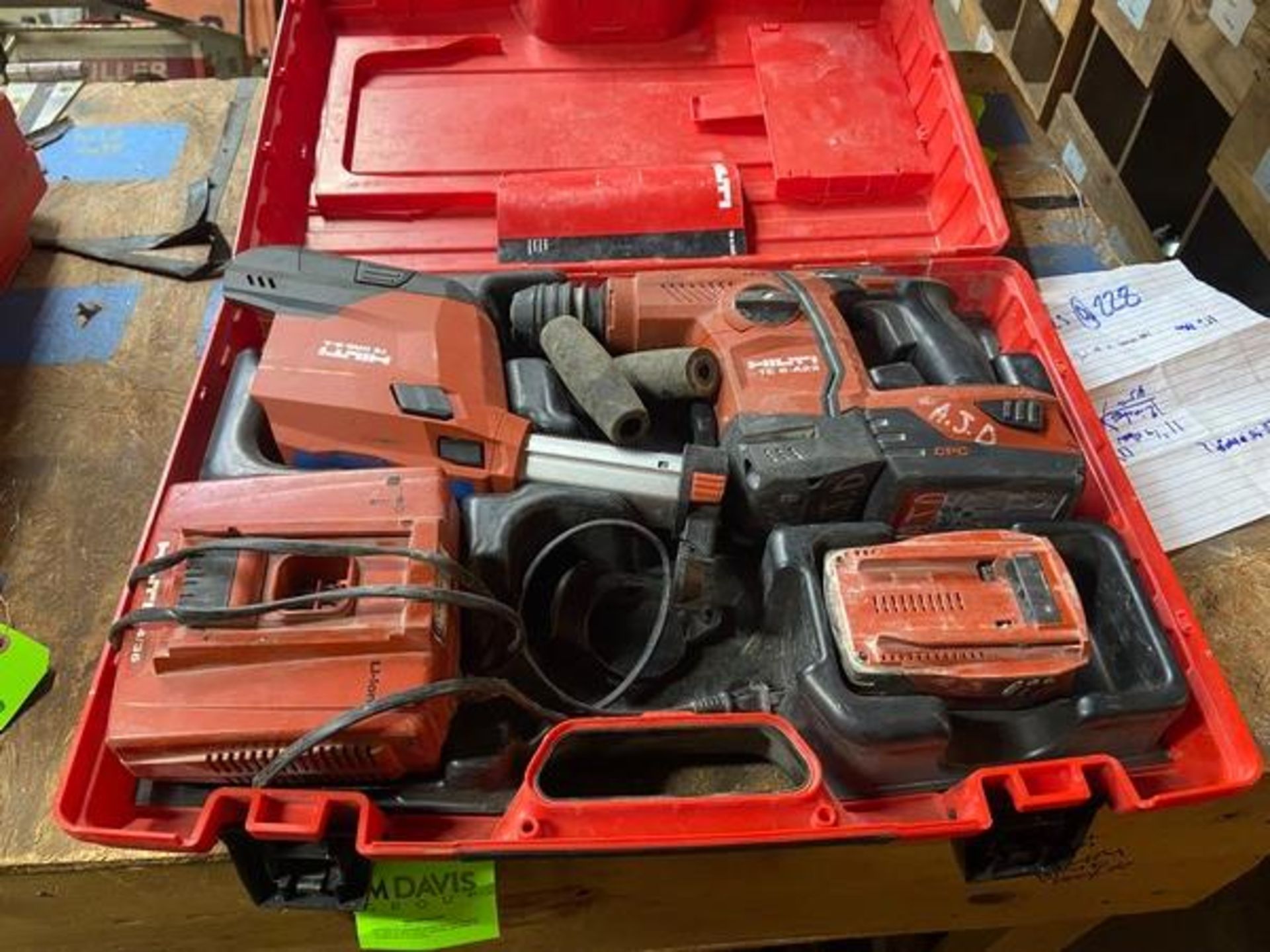 HILTI Cordless Rotary Hammer, M/N TE 6-A22, Includes Dust Removal System, M/N TETS-6-71-CA, with - Image 7 of 12