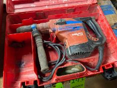 HILTI Rotary Hammer, M/N TE 60, Includes Dust Removal System, M/N TETS-6-71-CA, with Power Cord &