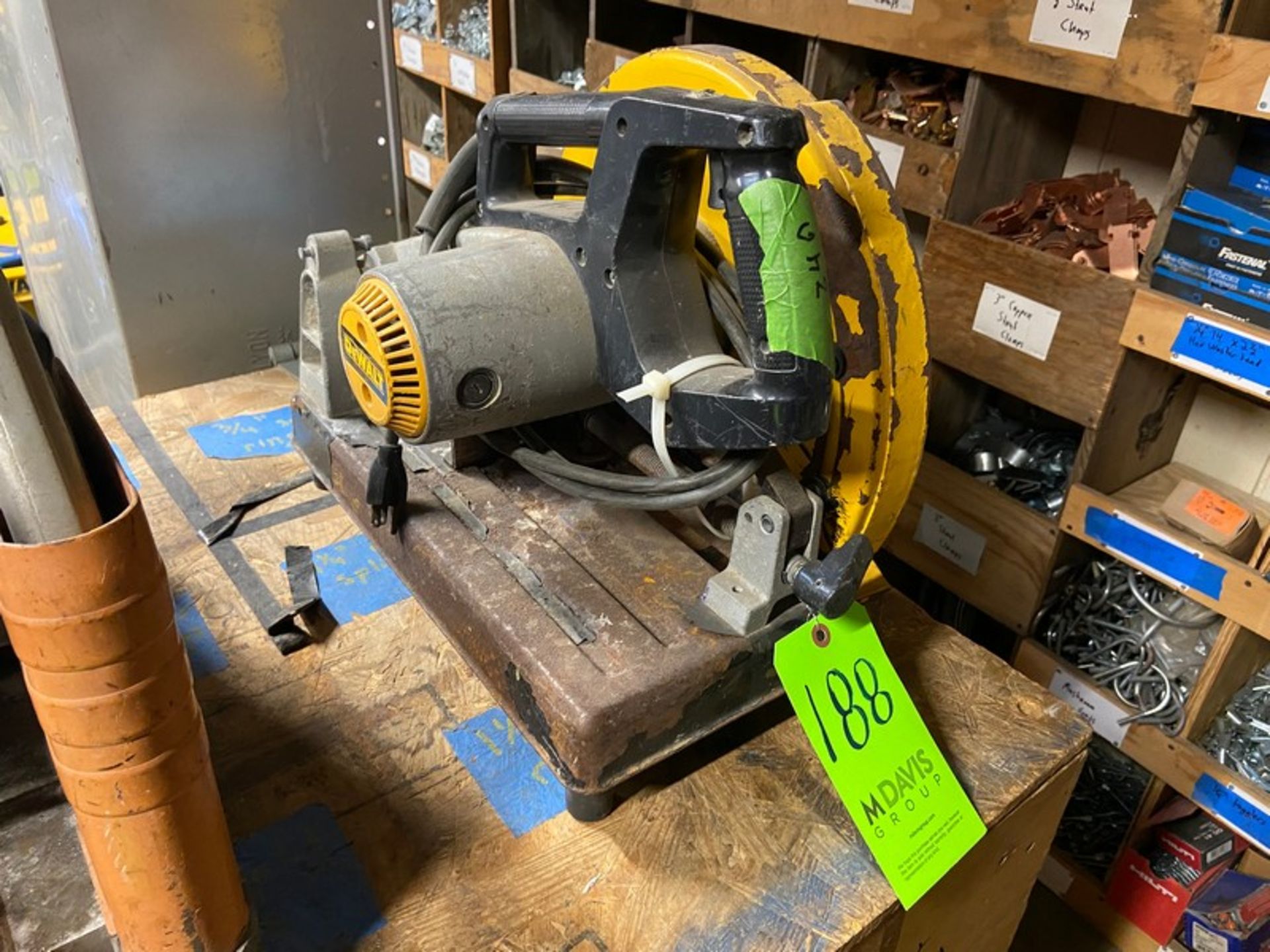 DeWalt 14” Abrasive Chop Saw, S/N 78523, 120 Volts (NOTE: No Blade) (LOCATED IN MONROEVILLE, PA)(