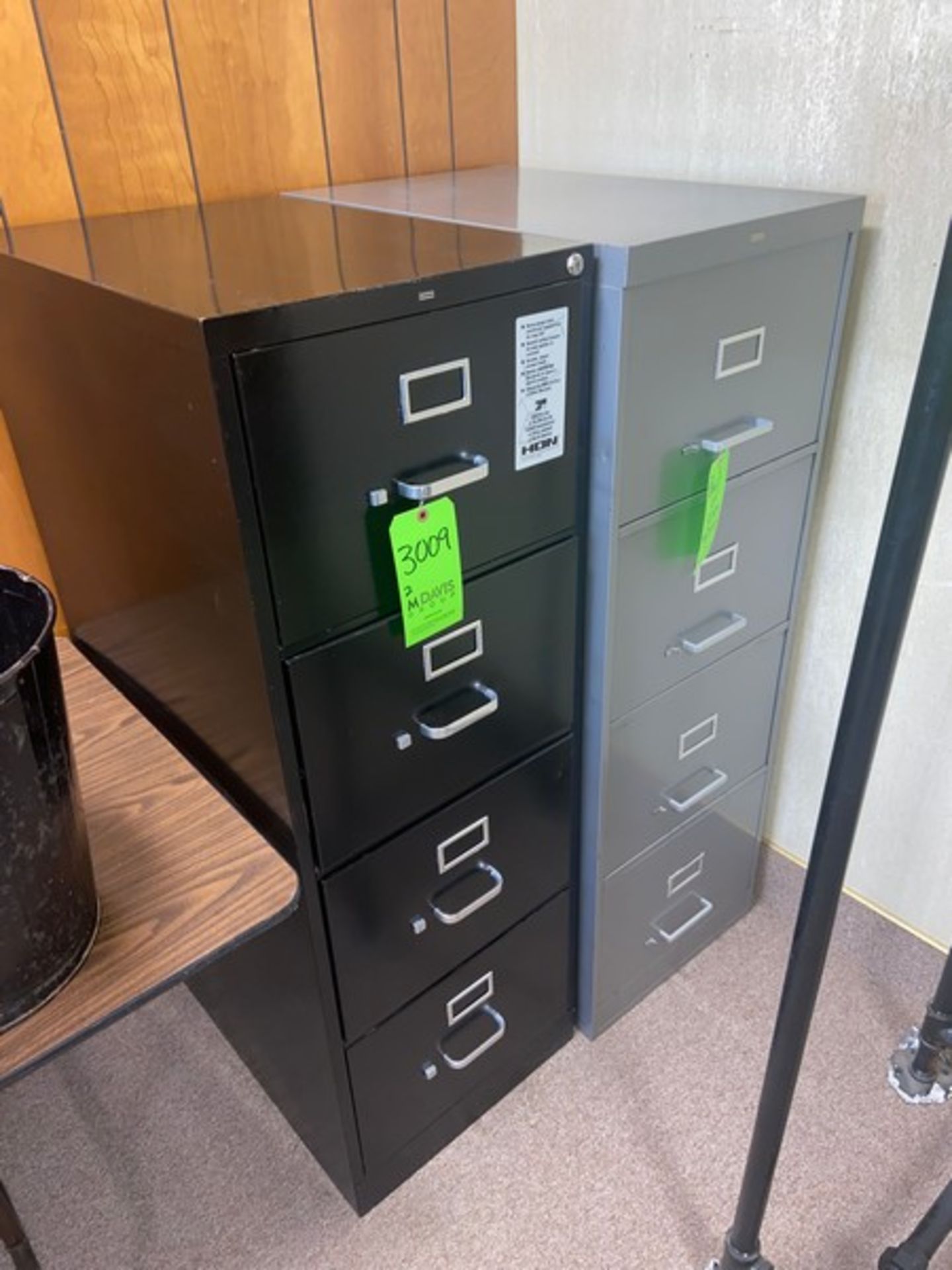 HON Vertical Filing Cabinet, with (1) Additional Filing Cabinet (LOCATED IN MONROEVILLE, PA) (