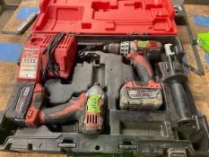 (1) Cordless Drill & Impact Gun Combo Kit (LOCATED IN MONROEVILLE, PA)