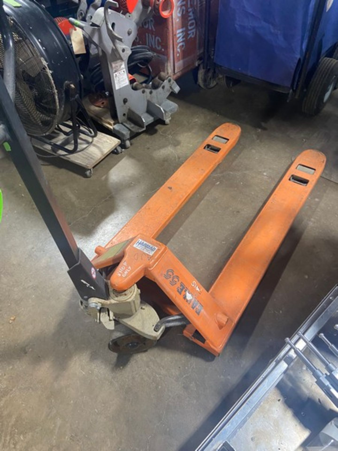 5,500 lb. Eagle 55 Hydraulic Pallet Jack, with Aprox. 48” L Forks, Fork Total Width: Aprox. 27” L ( - Image 2 of 5