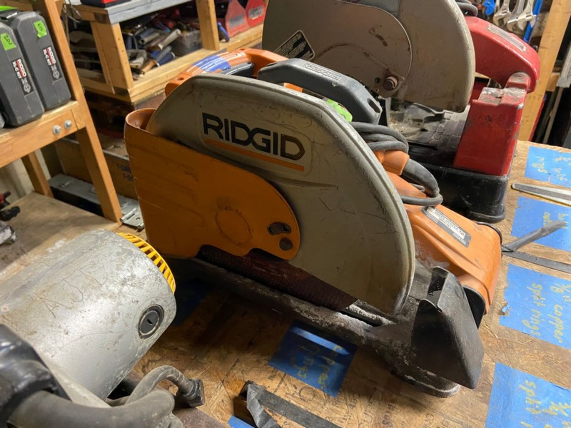 Rigid 14” Abrasive Chop Saw, M/N CM14500, S/N XX065 83302, with Blade (LOCATED IN MONROEVILLE, PA)( - Bild 3 aus 12