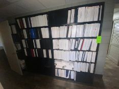 (5) Shelving Units, Assorted Sizes, with Binders (LOCATED IN MONROEVILLE, PA)(RIGGING, LOADING, &