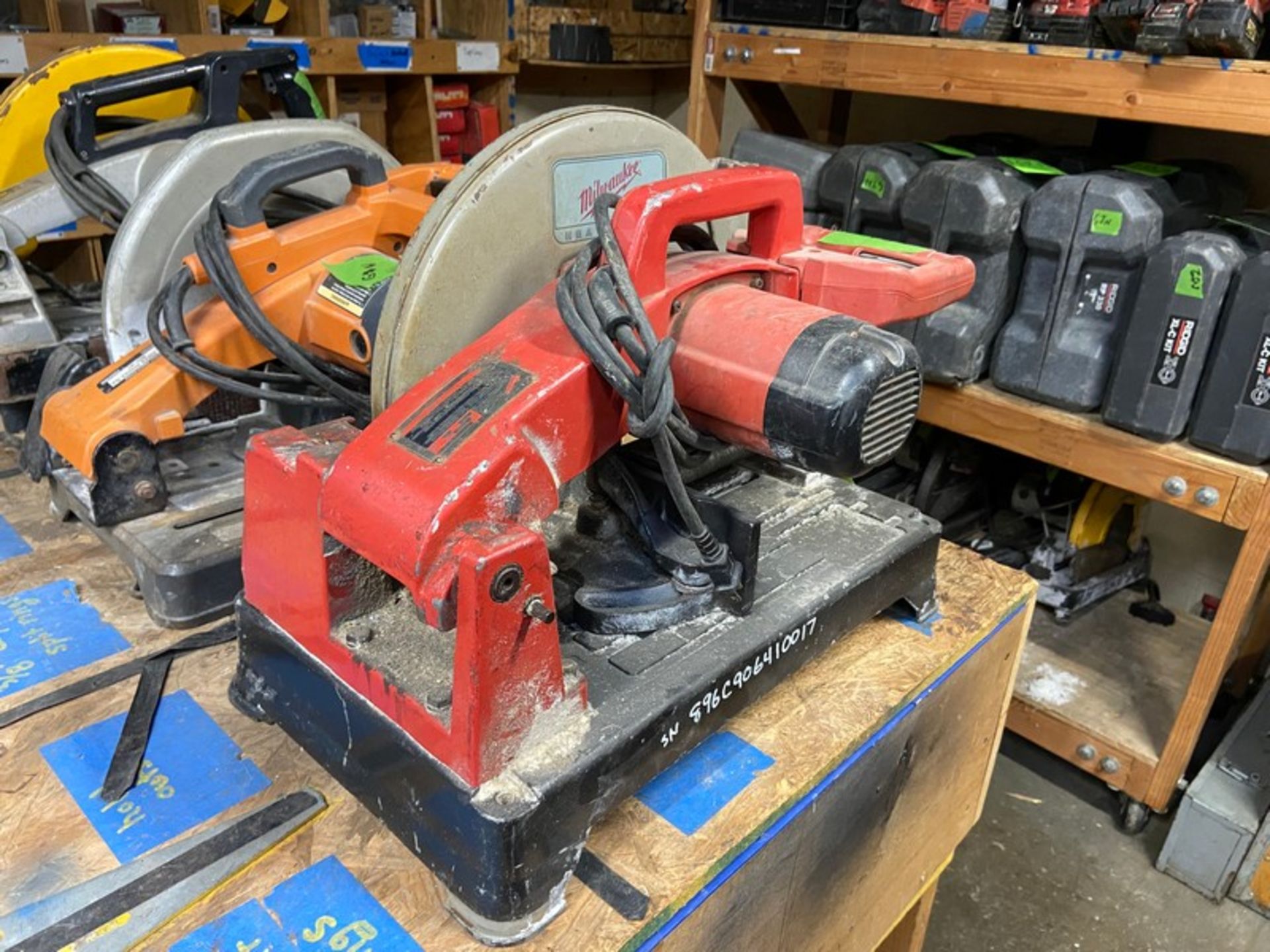 Milwaukee 14” Abrasive Chop Saw, S/N 896C906410017, 120 Volts (NOTE: No Blade) (LOCATED IN - Image 3 of 5