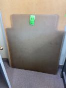 (2) Computer Chair Matts (LOCATED IN MONROEVILLE, PA)