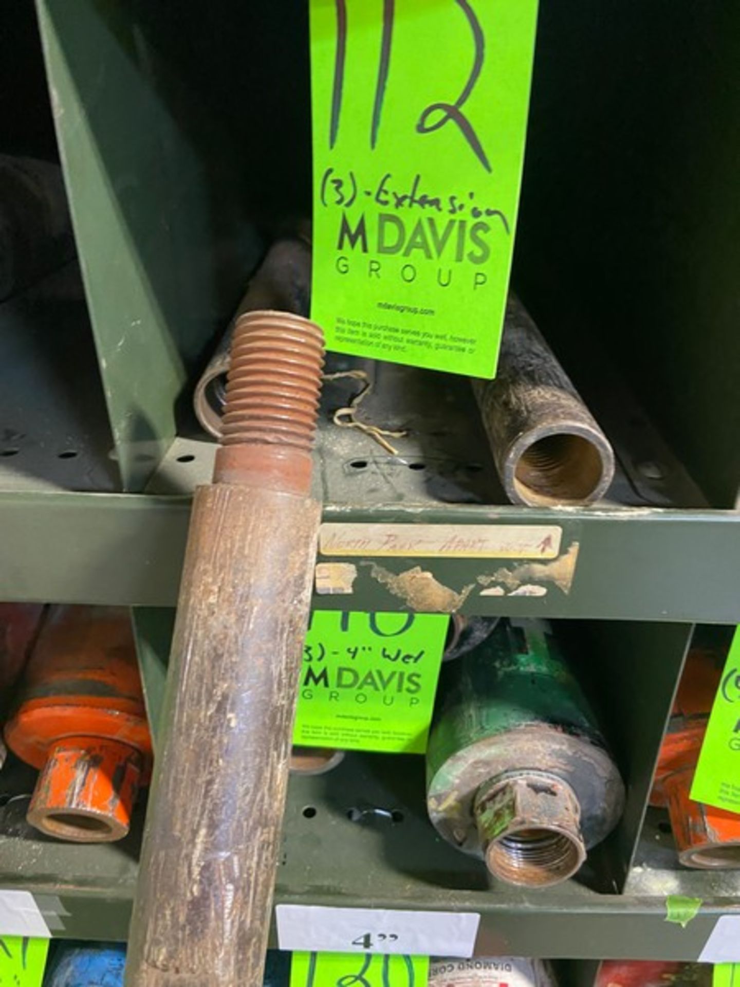 (3) Wet Core Drill Bits Extensions (LOCATED IN MONROEVILLE, PA) - Bild 4 aus 5