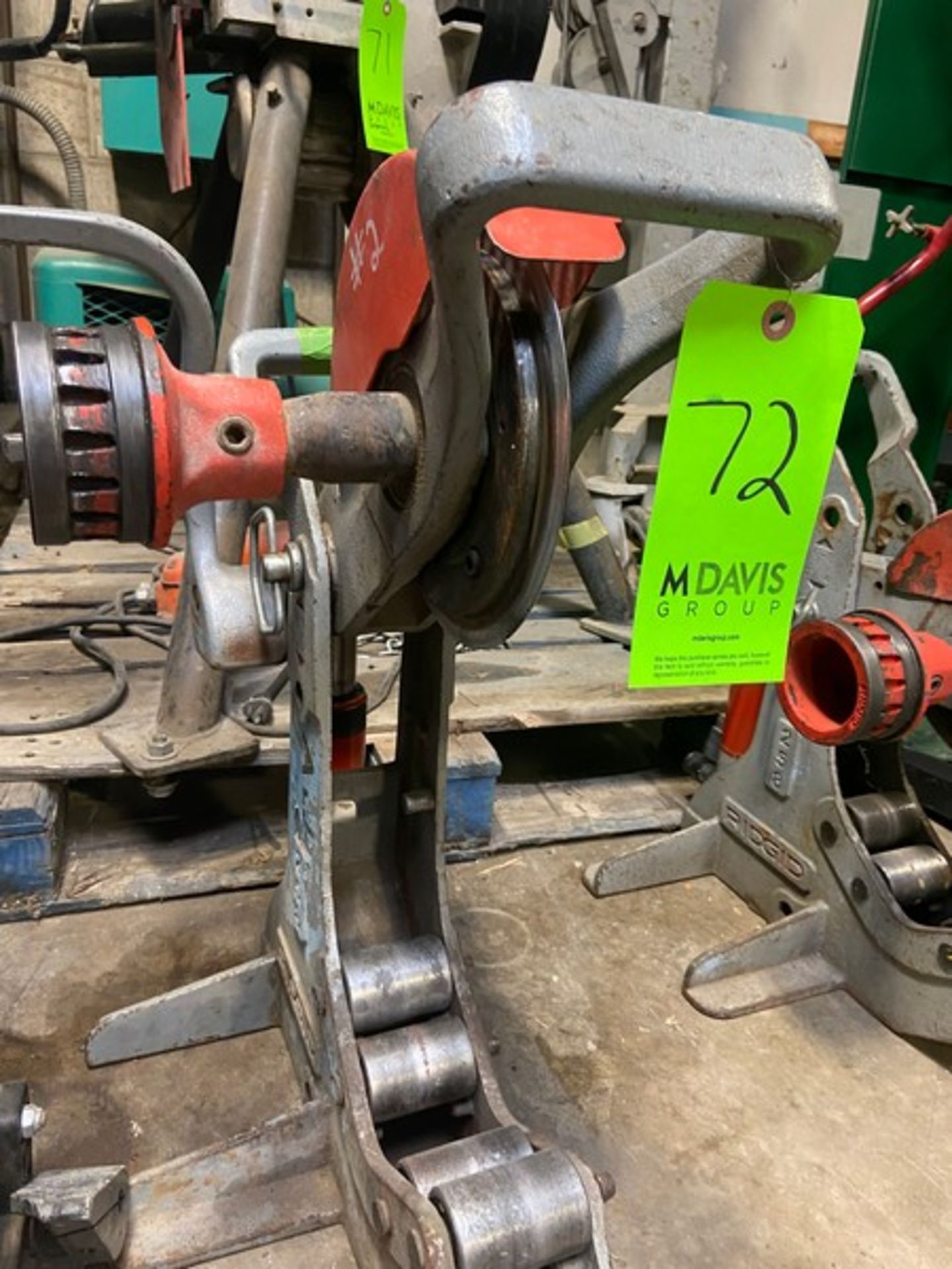 Ridgid 258 Pipe Cutter (LOCATED IN MONROEVILLE, PA)(RIGGING, LOADING, & SITE MANAGEMENT FEE: $100. - Image 3 of 6