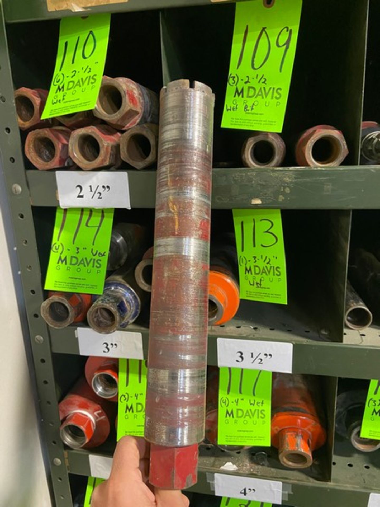 (3) 2-1/2” Wet Core Drill Bits (LOCATED IN MONROEVILLE, PA) - Image 4 of 5