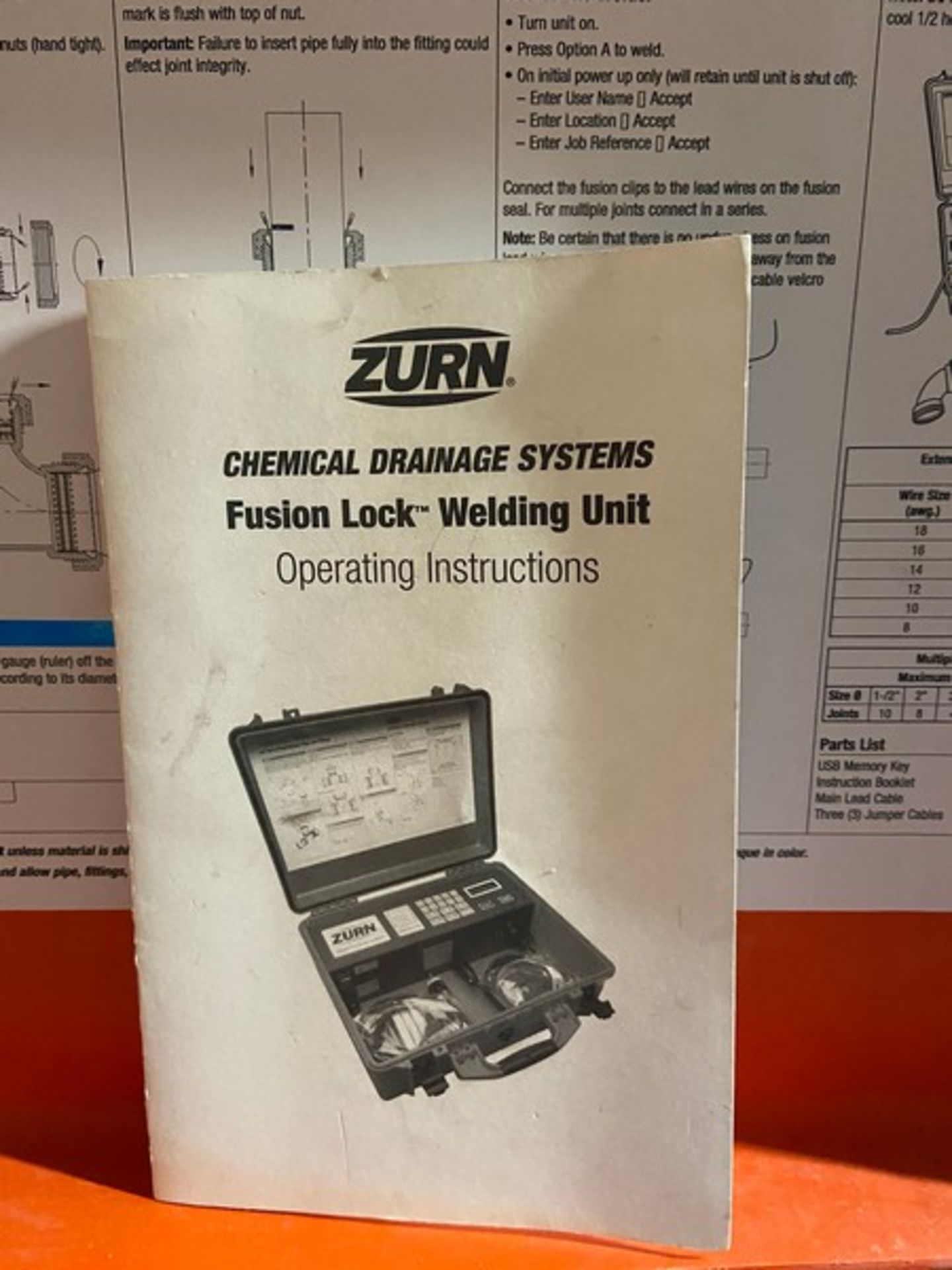 ZURN Chemical Drainage Systems Fusion Lock Welding Unit, In Hard Case (LOCATED IN MONROEVILLE, PA) - Bild 3 aus 5