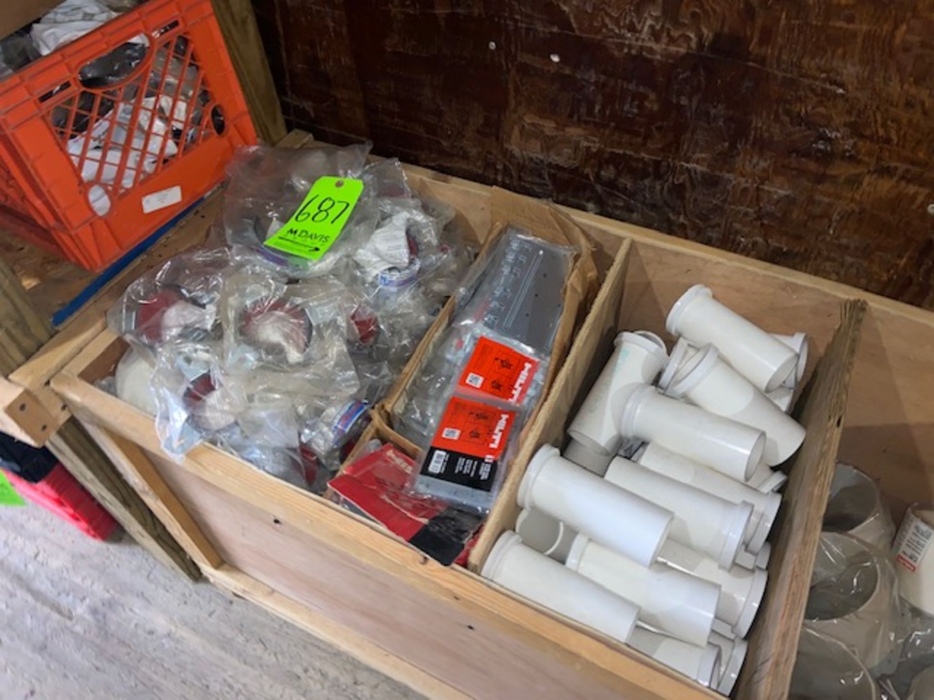 (3) Wooden Crates with Contents, Includes Fire Proof Items, Includes 1-1/2" Firestep Collars, 2" - Image 5 of 8