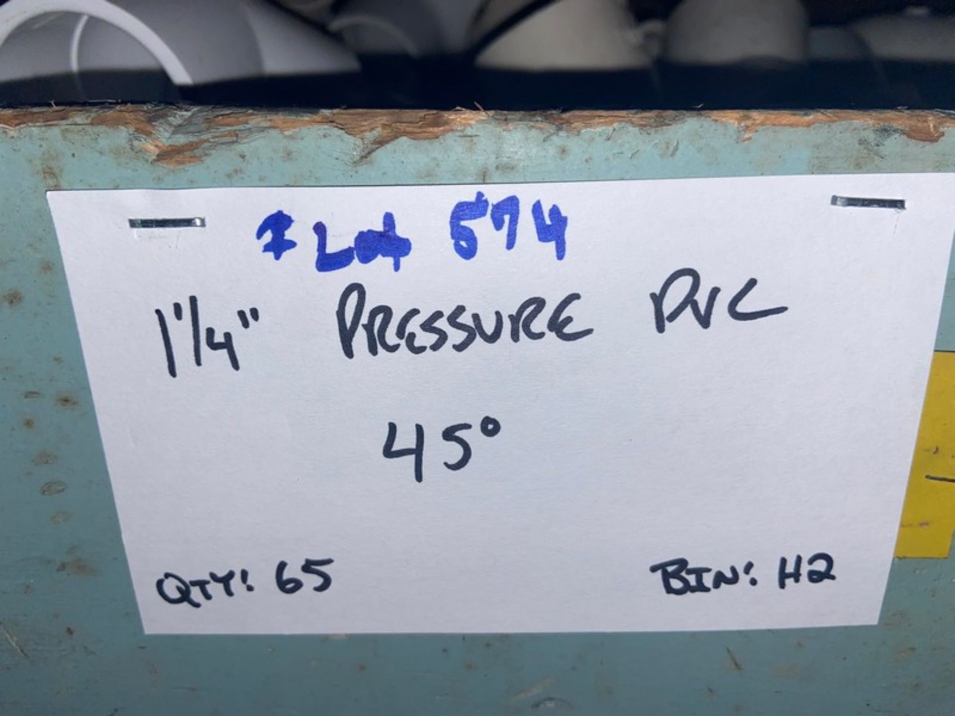 (65) 1 1/4”Pressure PVC 45’ (Bin: H2)(LOCATED IN MONROEVILLE, PA) - Image 5 of 5