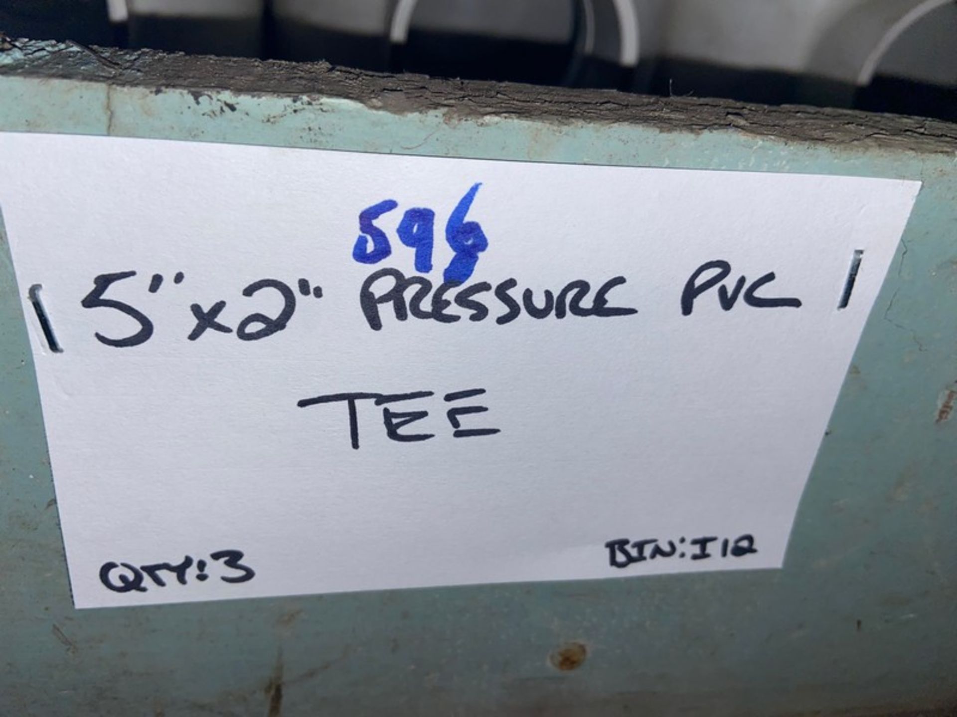 (3) 5” x 2" Pressure PVC Tee (Bin:I12)(LOCATED IN MONROEVILLE, PA) - Image 2 of 2