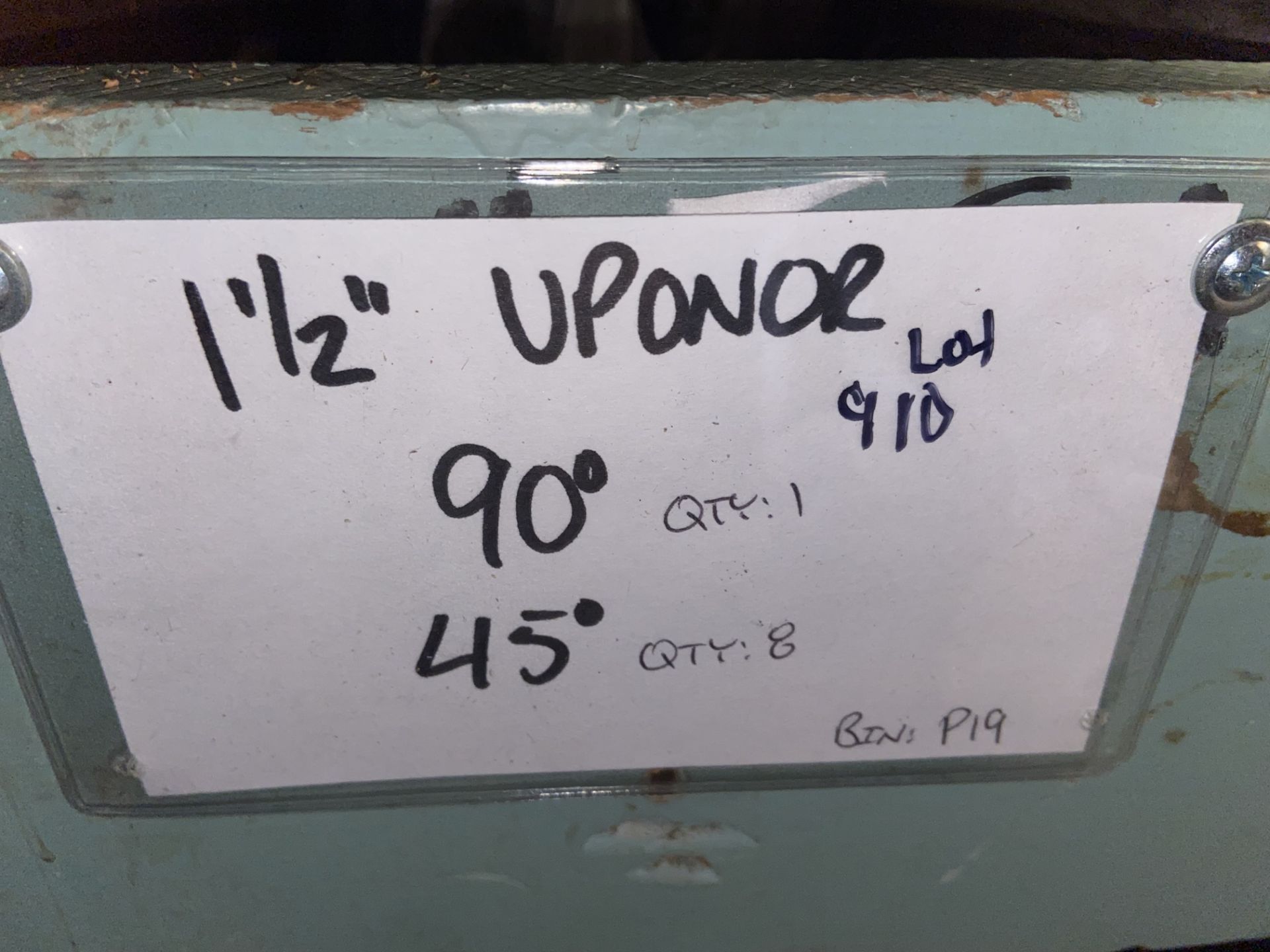 (1) 90” 1 1/2” Uponor; (8) 45” 1 1/2” Uponor; (3) 1 1/2” Uponor Ball Valve Tee (LOCATED IN - Image 4 of 4