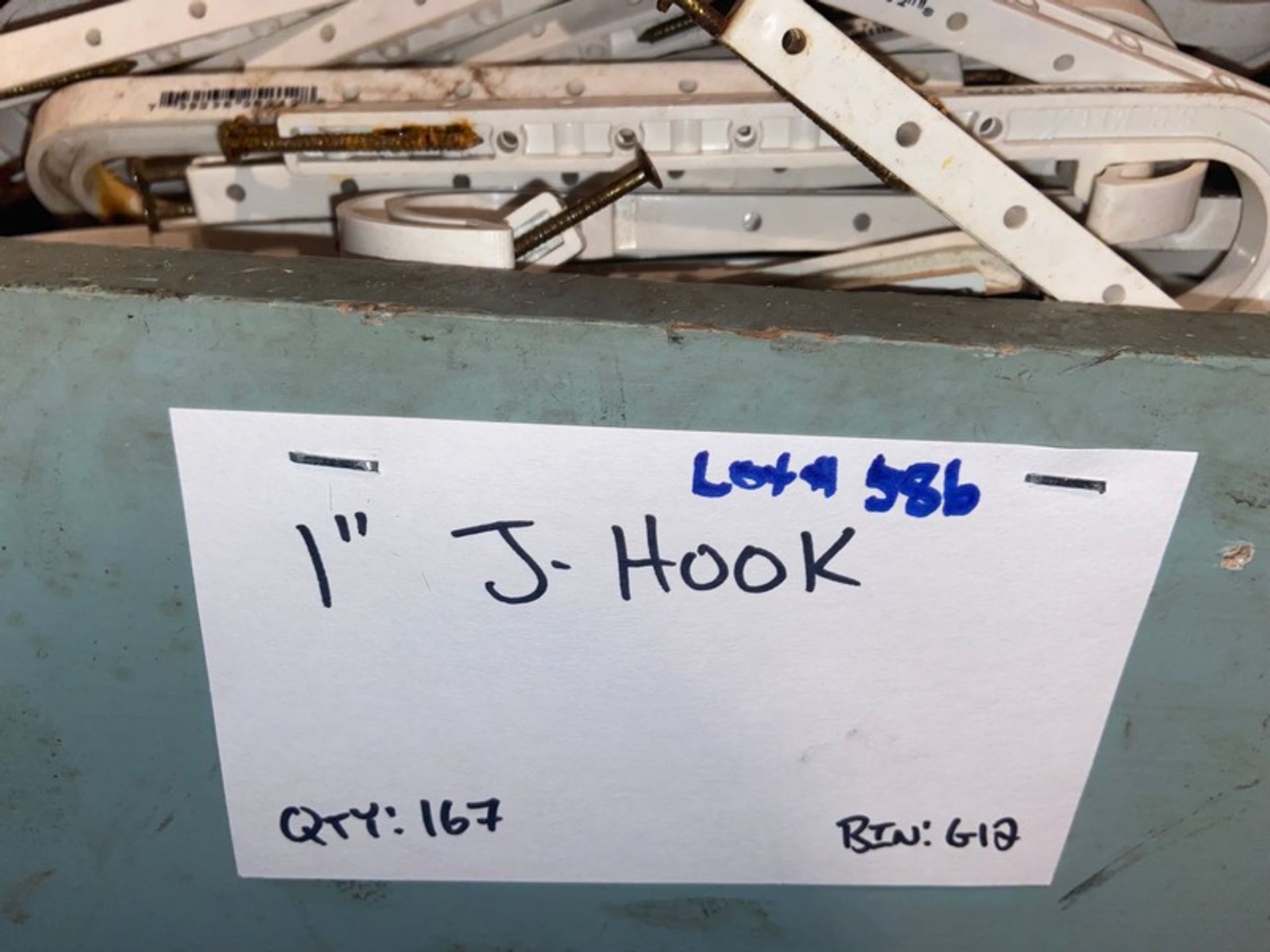 (167) 1” J-Hook (Bin:G12)(LOCATED IN MONROEVILLE, PA) - Image 2 of 2