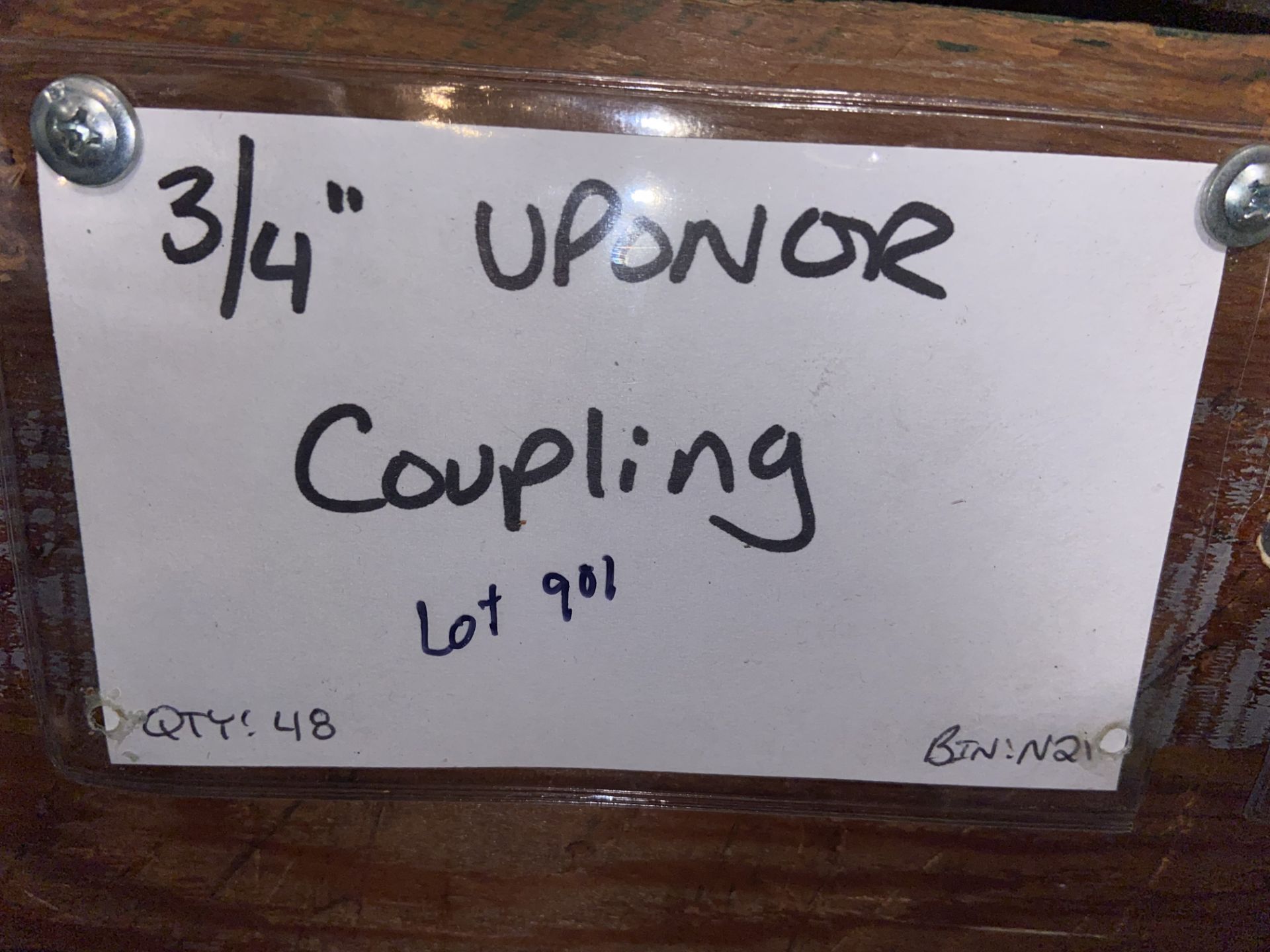 (4) 3/4” Uponor Cap (Bin:N22); (48) 3/4” uponor coupling (Bin:N21) (LOCATED IN MONROEVILLE, PA) - Image 2 of 4