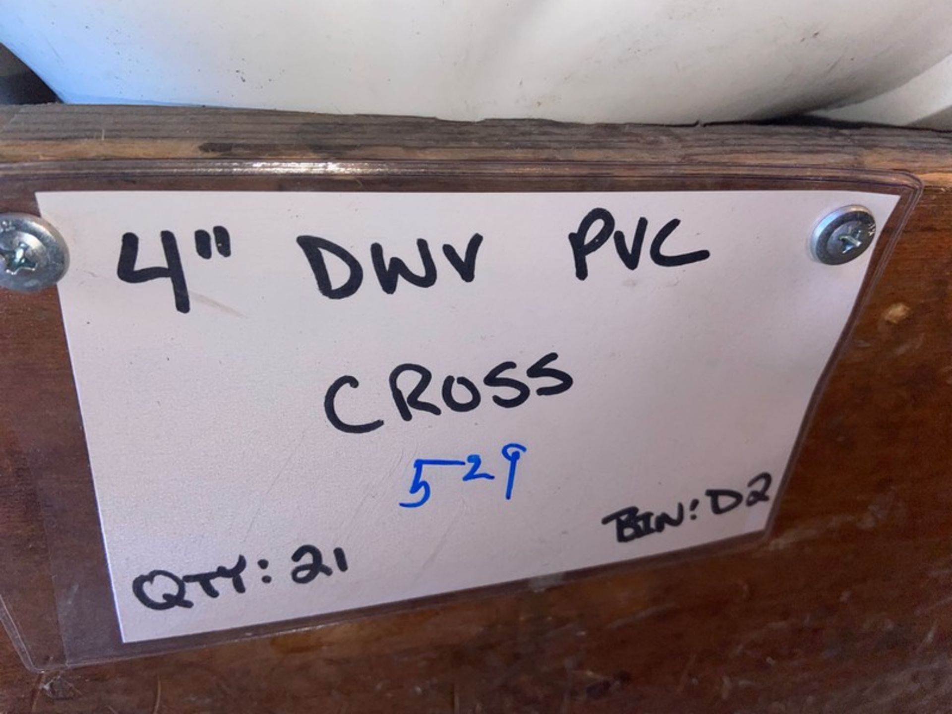 (21) 4” DWV OCC CROSS (Bin:D2) (LOCATED IN MONROEVILLE, PA) - Bild 4 aus 4