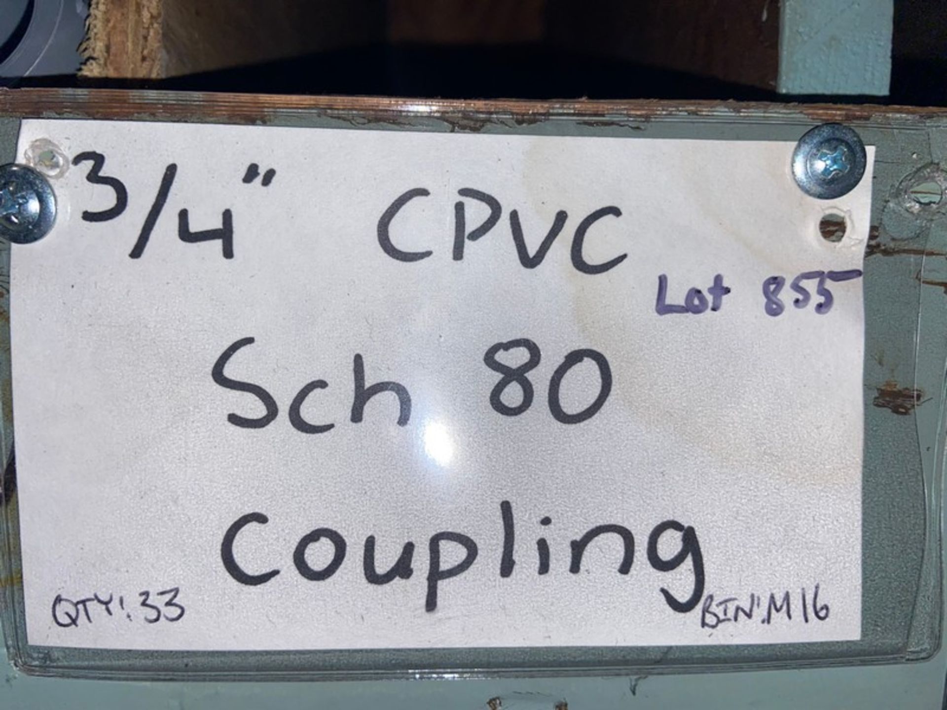 (33) (3/4) CPVC SCH 80 Coupling (Bin:M16)(LOCATED IN MONROEVILLE, PA) - Image 2 of 2