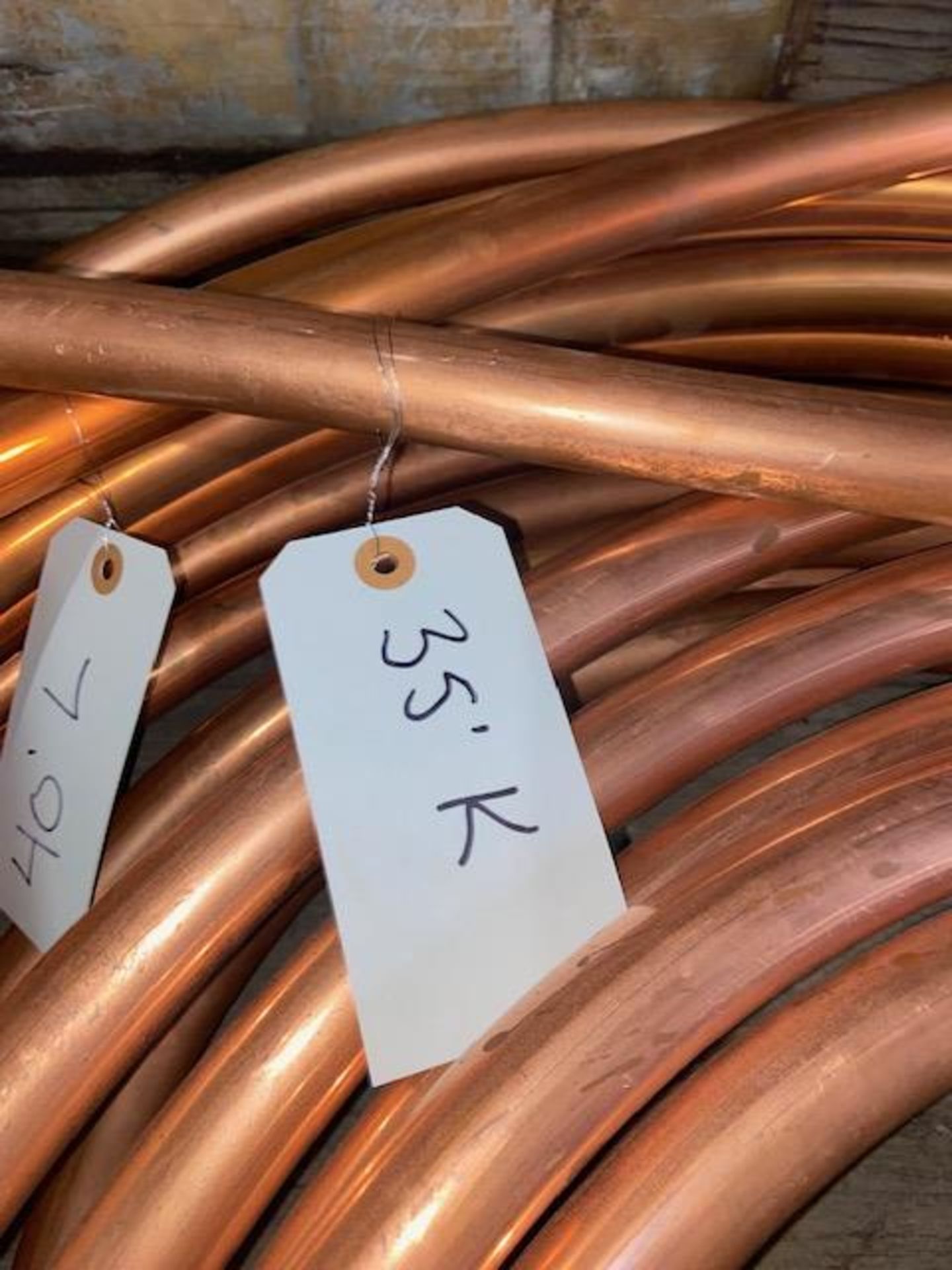 (1) 35 ft. Copper Coil & (1) 40 ft. Copper Coil (LOCATED IN MONROEVILLE, PA) - Image 2 of 3