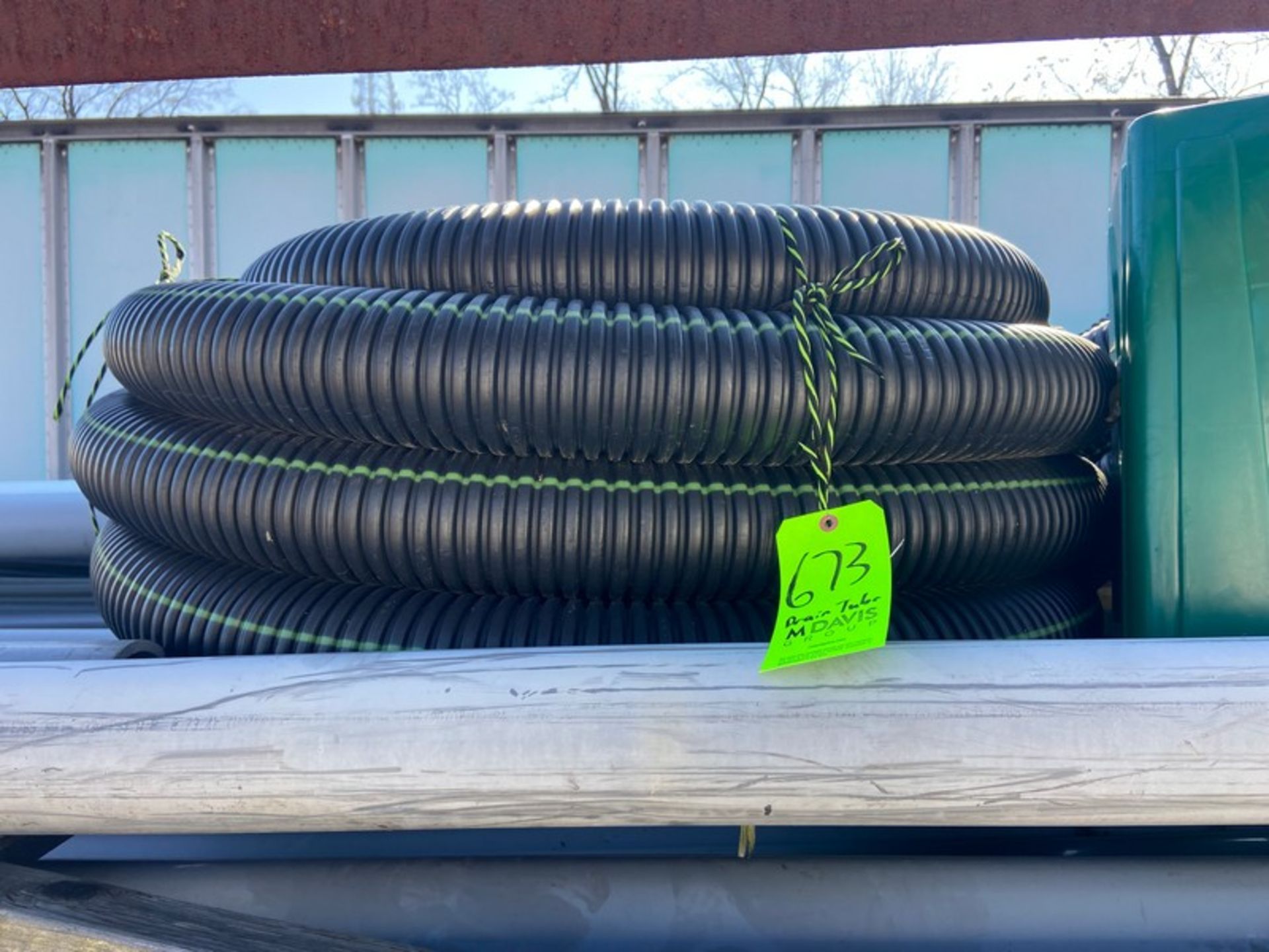 (2) Rolls of Plastic Flexible Drain Pipe (LOCATED IN MONROEVILLE, PA)