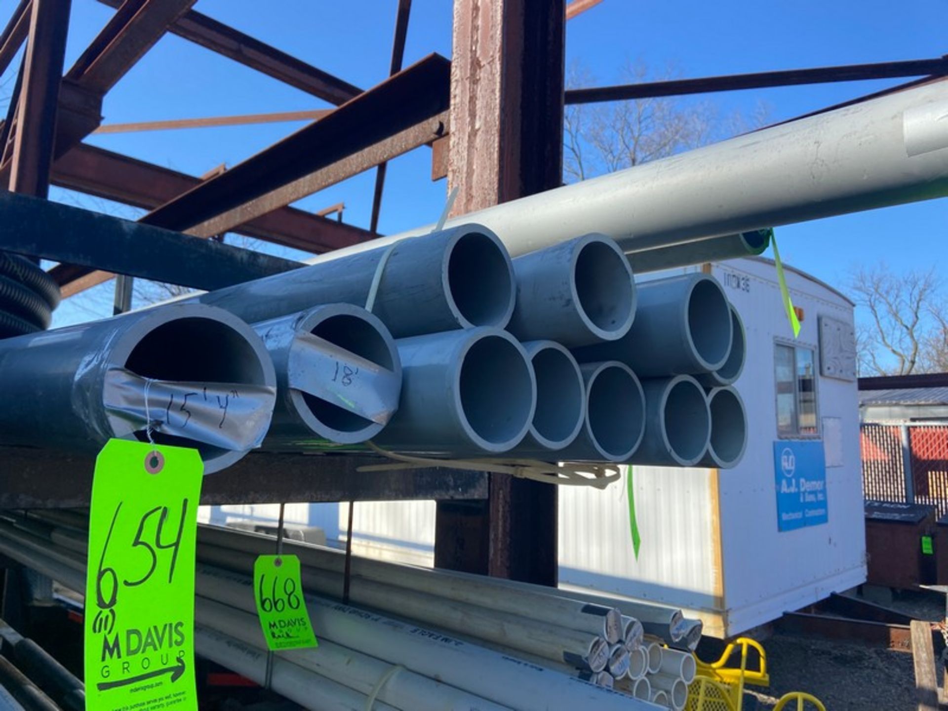 Straight Sections of PVC Pipe (RIGGING, LOADING, & SITE MANAGEMENT FEE: $25.00 USD) (LOCATED IN - Image 2 of 3