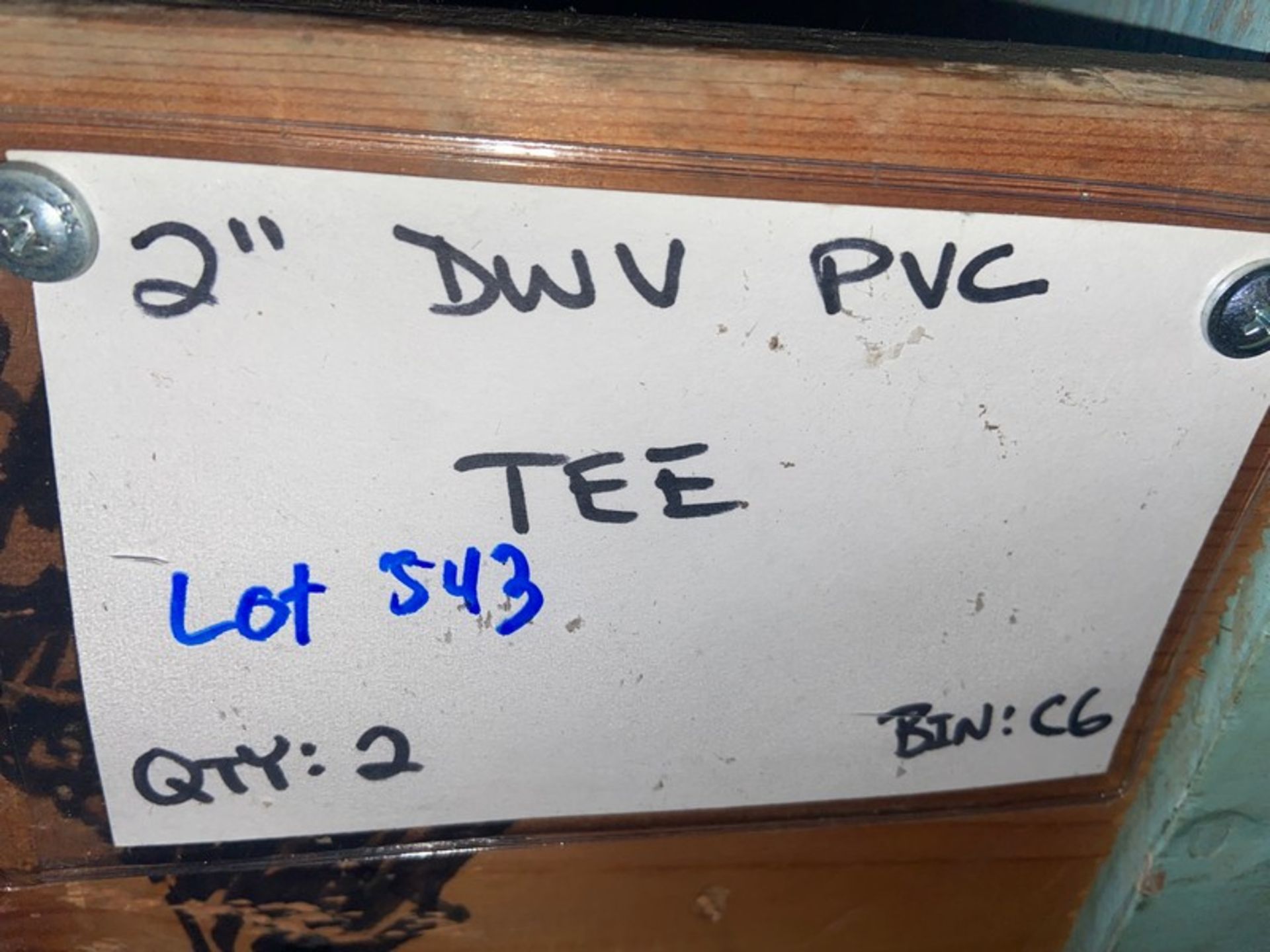 (4) 2” DWV PVC COMBO (Bin:C6); (2) DWV PVC TEE (Bin:C6) (LOCATED IN MONROEVILLE, PA) - Image 7 of 8