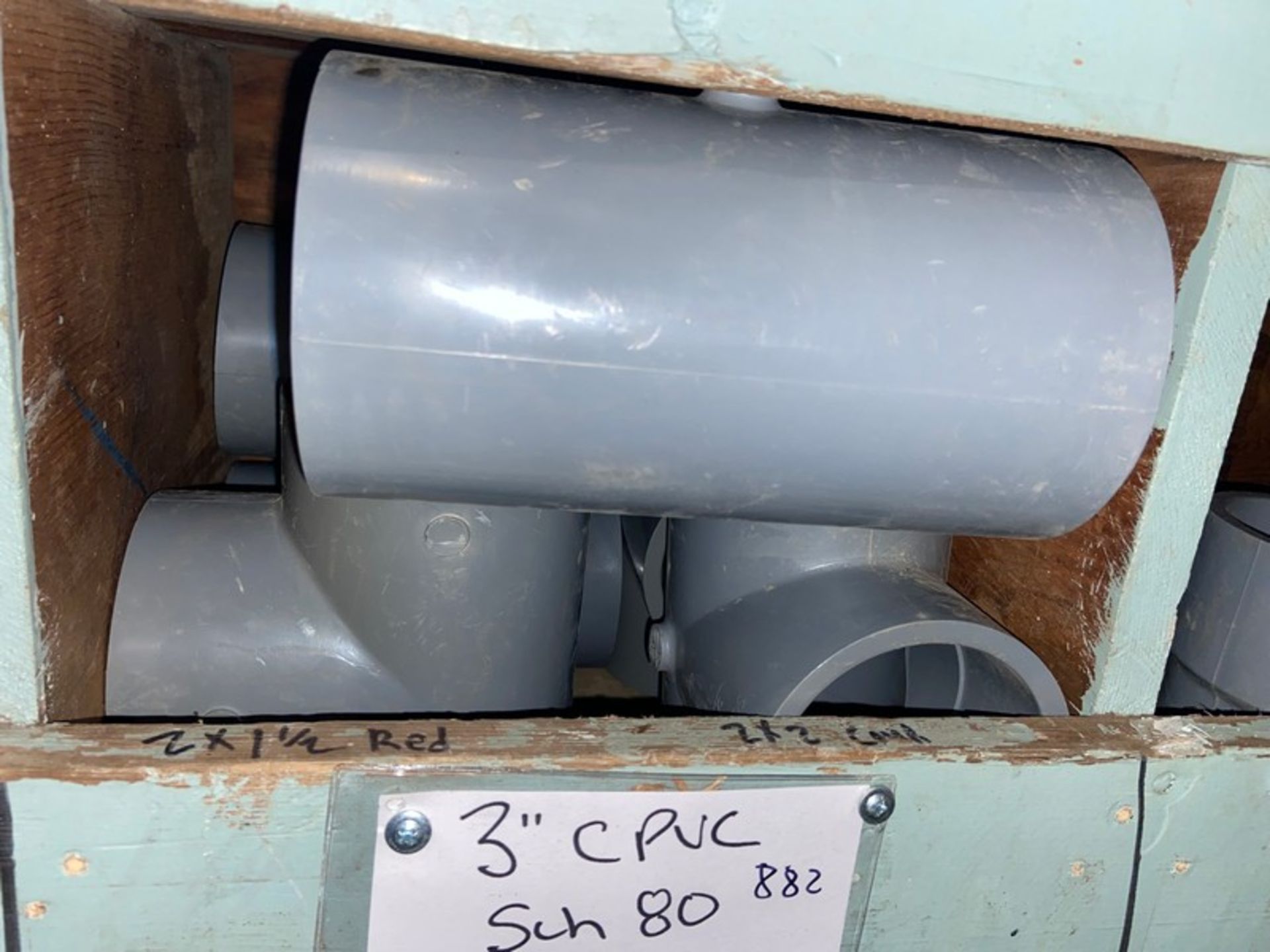 (6) 3” CPVC SCH 80 TEE; (3) 3”x3”x2” CPVC SCH 80 TEE (Bub:P13/14); (2) 4” CPVC SCH 80 Coupling; ( - Image 7 of 8