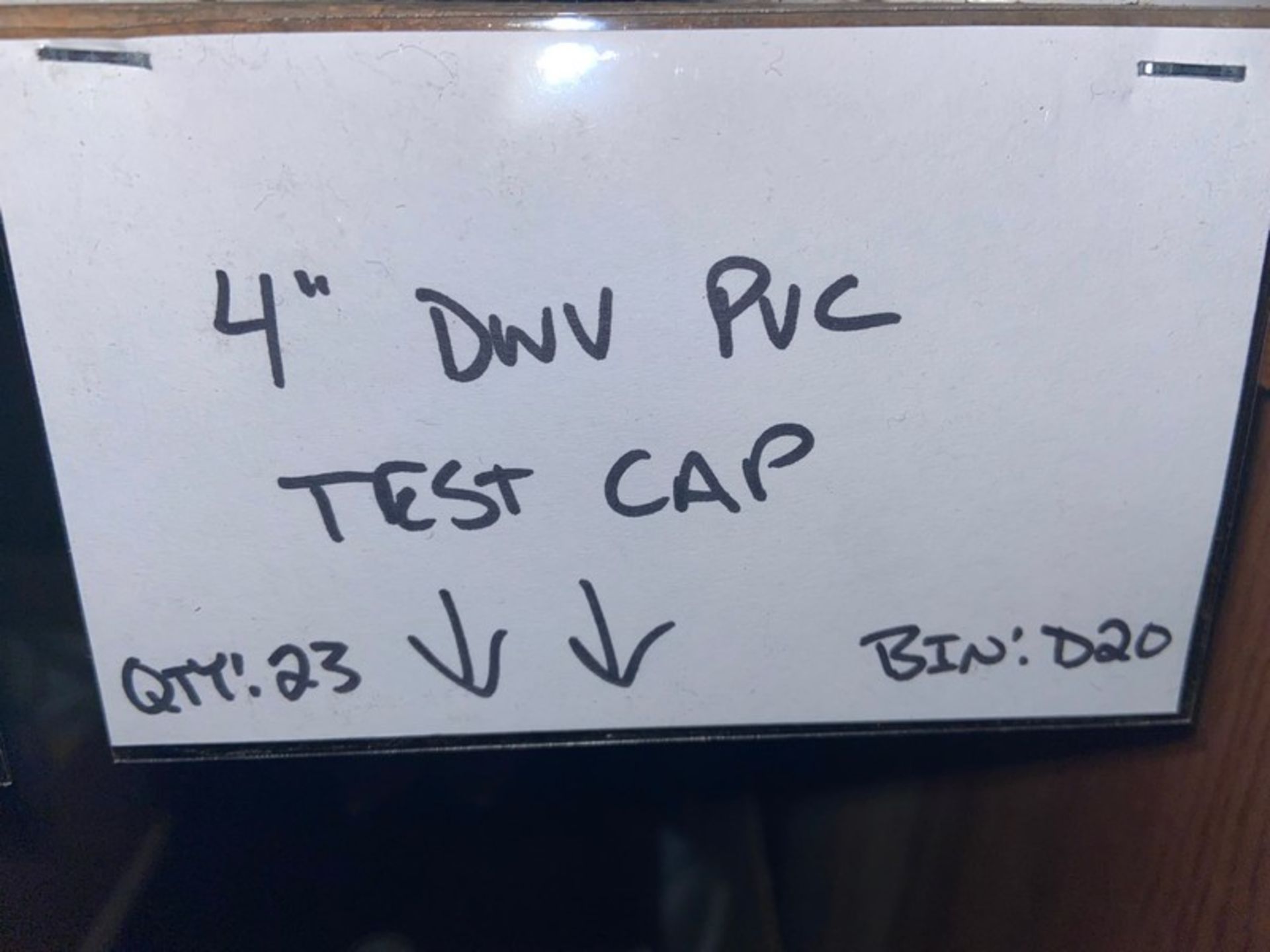 (23) 4” DWV PVC Test Cap; (279) 3” DWV PVC Test Cap; (370) 2” DWV PVC Test Cap; (422) 1-1/2” DWV PVC - Image 5 of 7