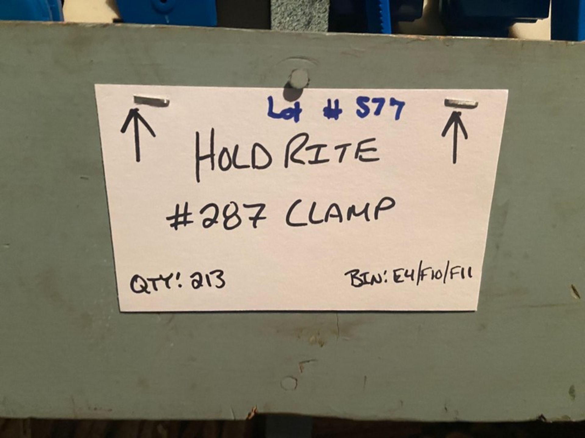 (213) HOLD RITE #287 CLAMP. (Bin:E4/F10/F11)(LOCATED IN MONROEVILLE, PA) - Image 5 of 5