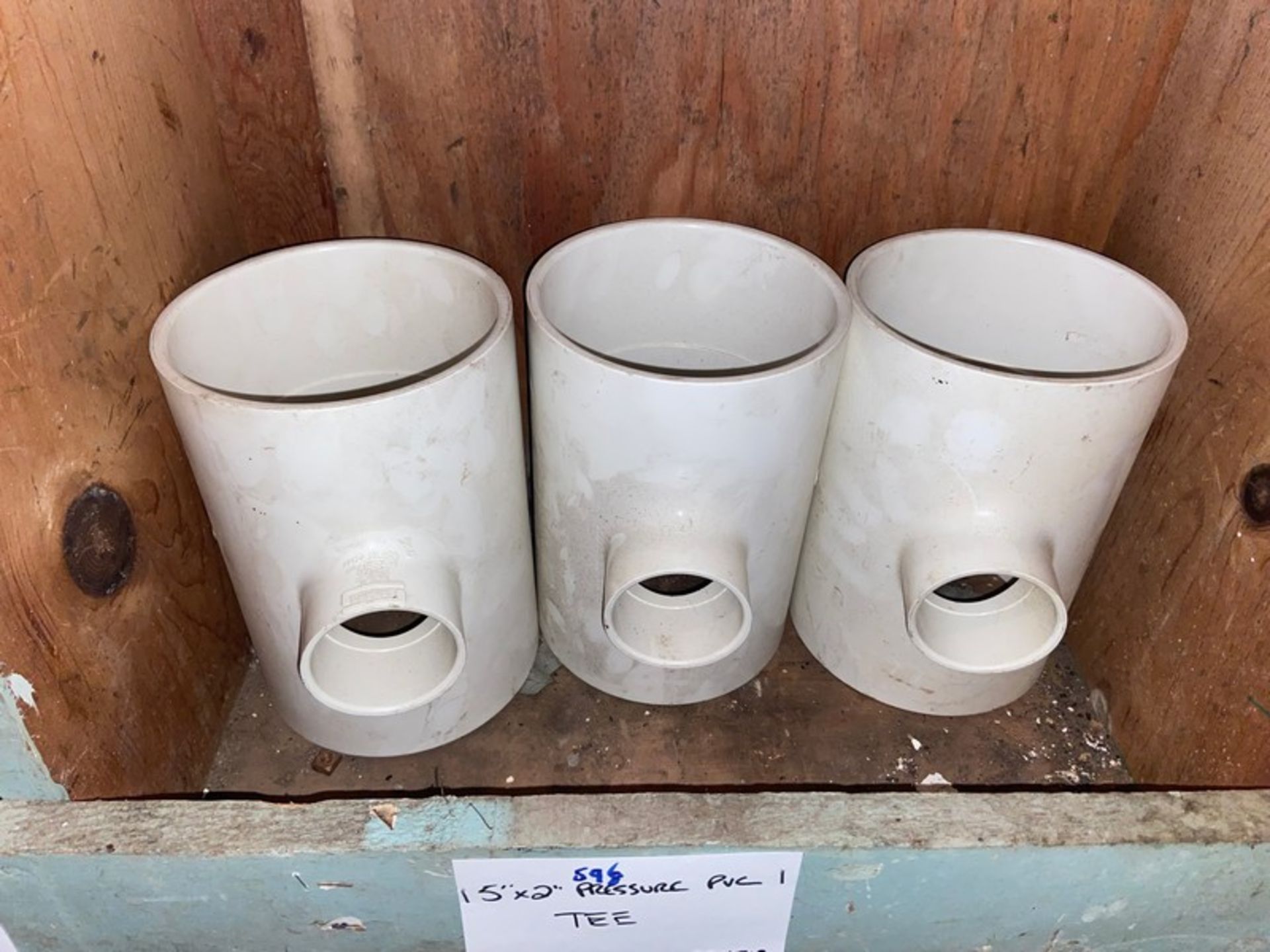 (3) 5” x 2" Pressure PVC Tee (Bin:I12)(LOCATED IN MONROEVILLE, PA)