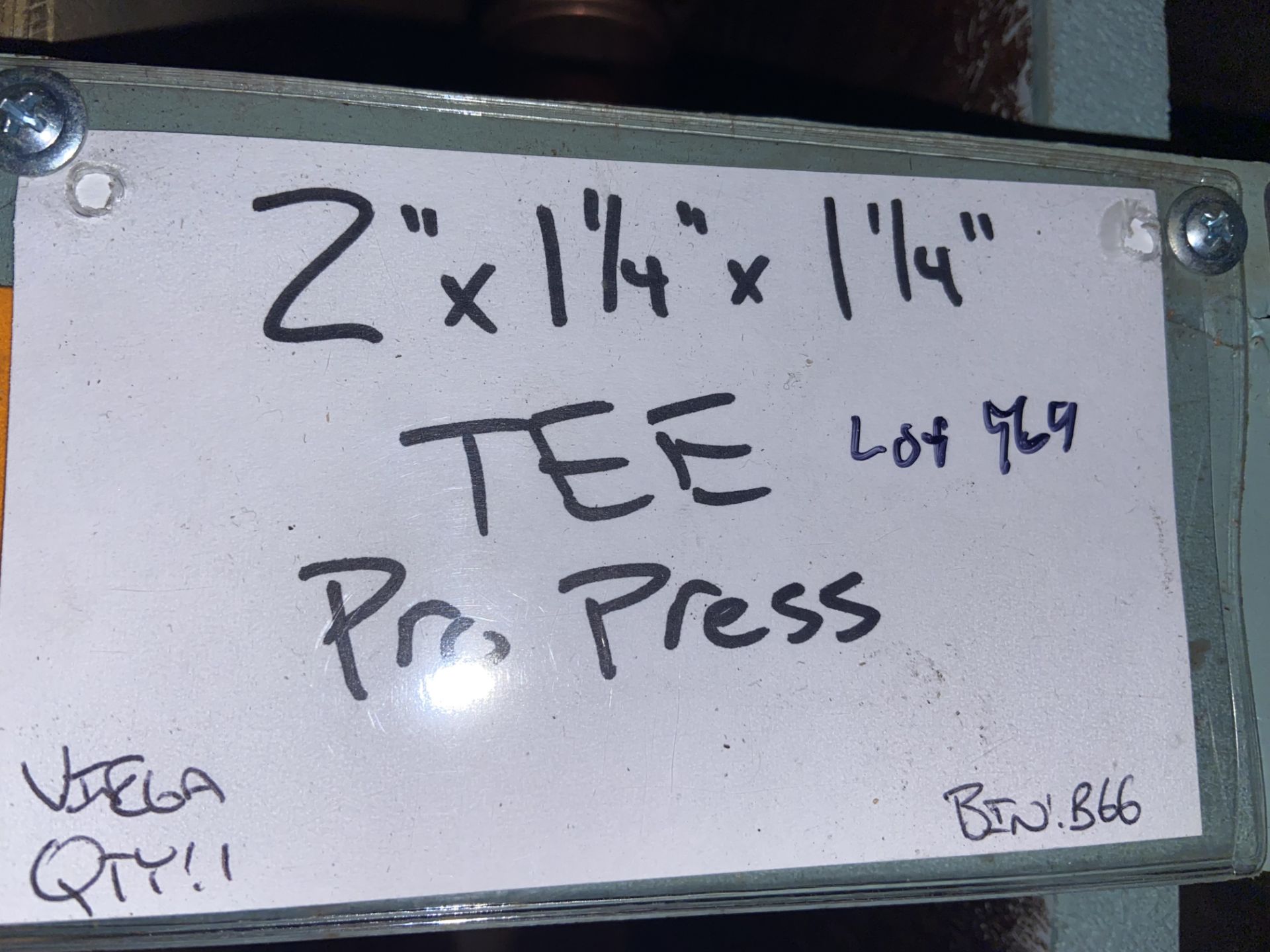 (1) VIEGA 2”x1 1/2” x 1 1/4” Tee Pro Press; (2) NIBCO 1 1/4” 1 1/4”x 1/2” Tee Pro Press; VIEGA (1) - Image 8 of 33