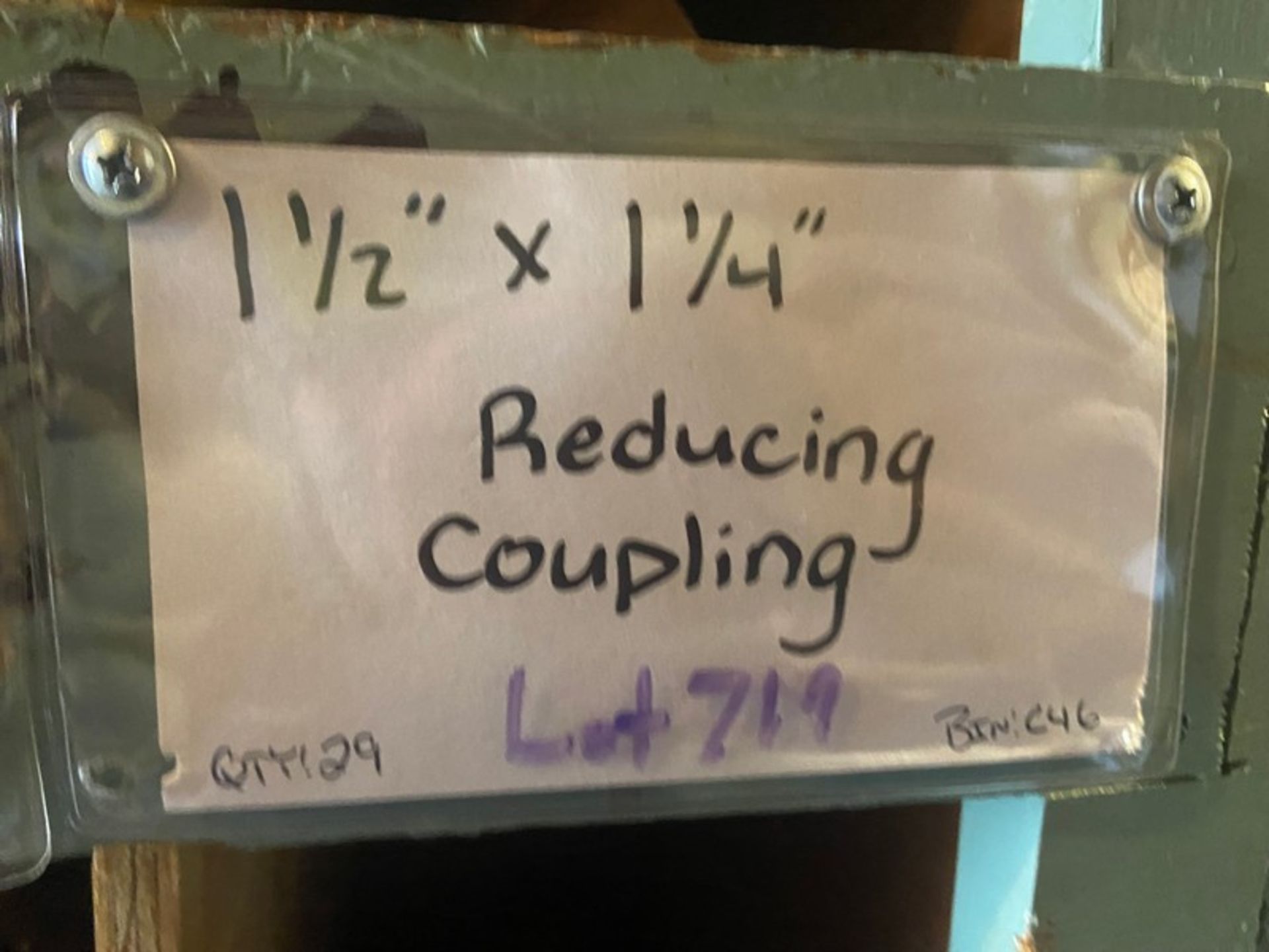 (29) 1 1/2”x 1 1/4” Reducing Coupling (BinC46); (2)1 1/2” x 1” Reducing Coupling (LOCATED IN - Image 3 of 4