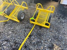 Yellow Pipe Cart, with Rubber Tires (NOTE: New Paint Job!) (LOCATED IN MONROEVILLE, PA) (RIGGING,